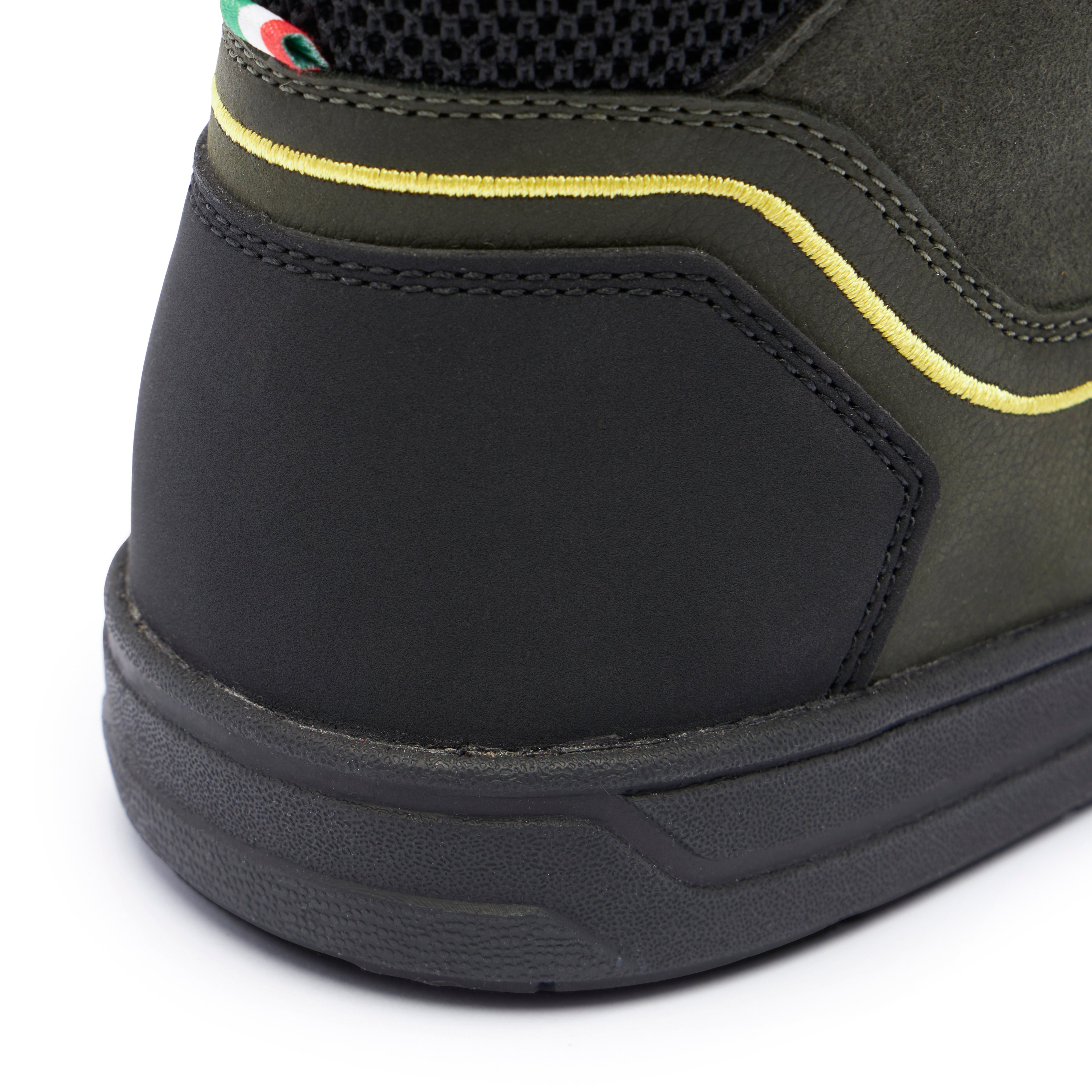 MOOD 2 GORE-TEX® WATERPROOF MOTORCYCLE SHOES MEN - GREEN/BLACK