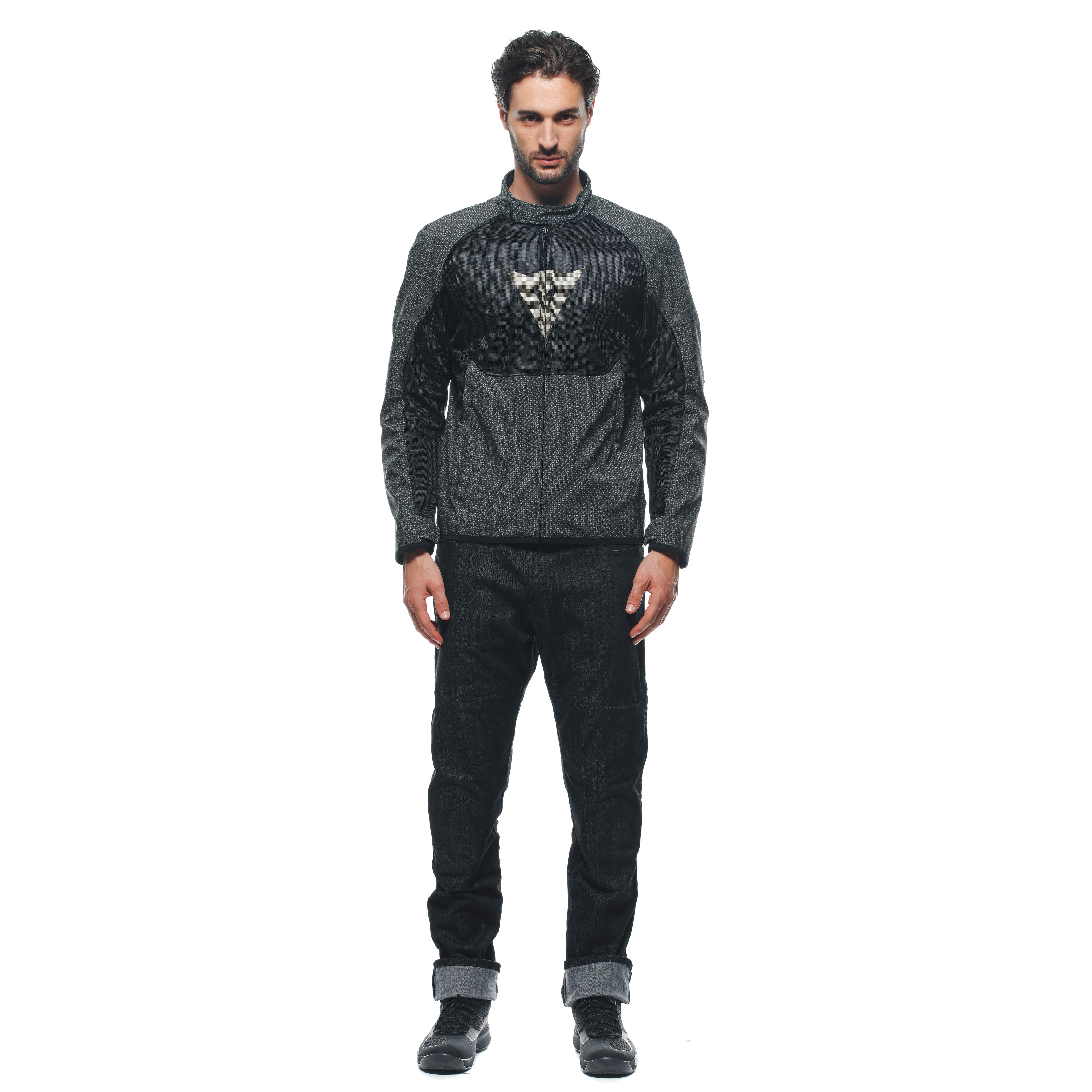 IGNITE AIR TEX - MEN'S SUMMER MOTORCYCLE JACKET IN FABRIC - AUXETICA-INCENSE/BLACK/INCENSE - 3