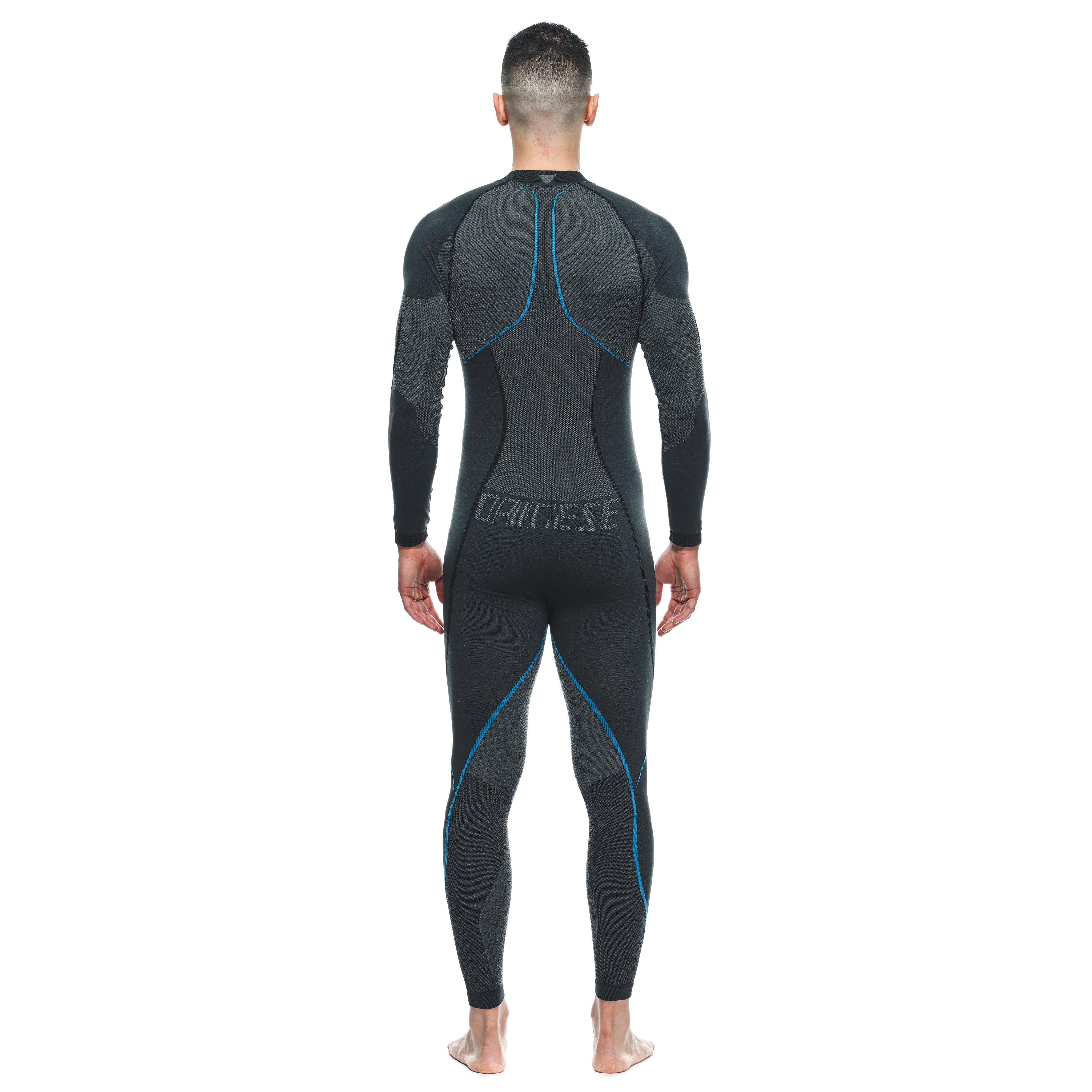 TECHNICAL MOTORCYCLE UNDERSUIT MEN - BASE LAYER SUMMER - BLACK/BLUE - 5