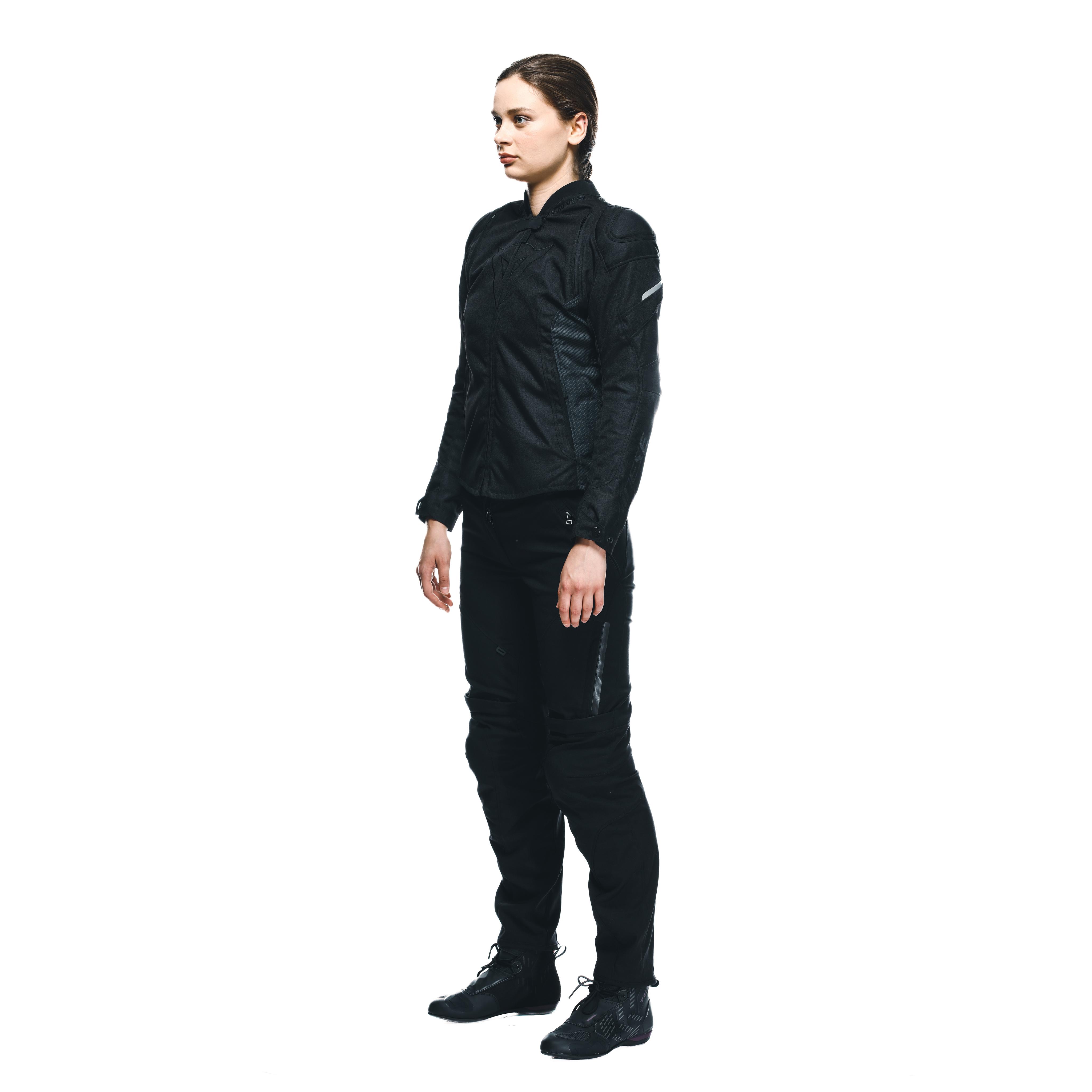 DRAKE 2 AIR - WOMEN'S SUMMER MOTORCYCLE PANTS IN FABRIC - BLACK/BLACK - 4