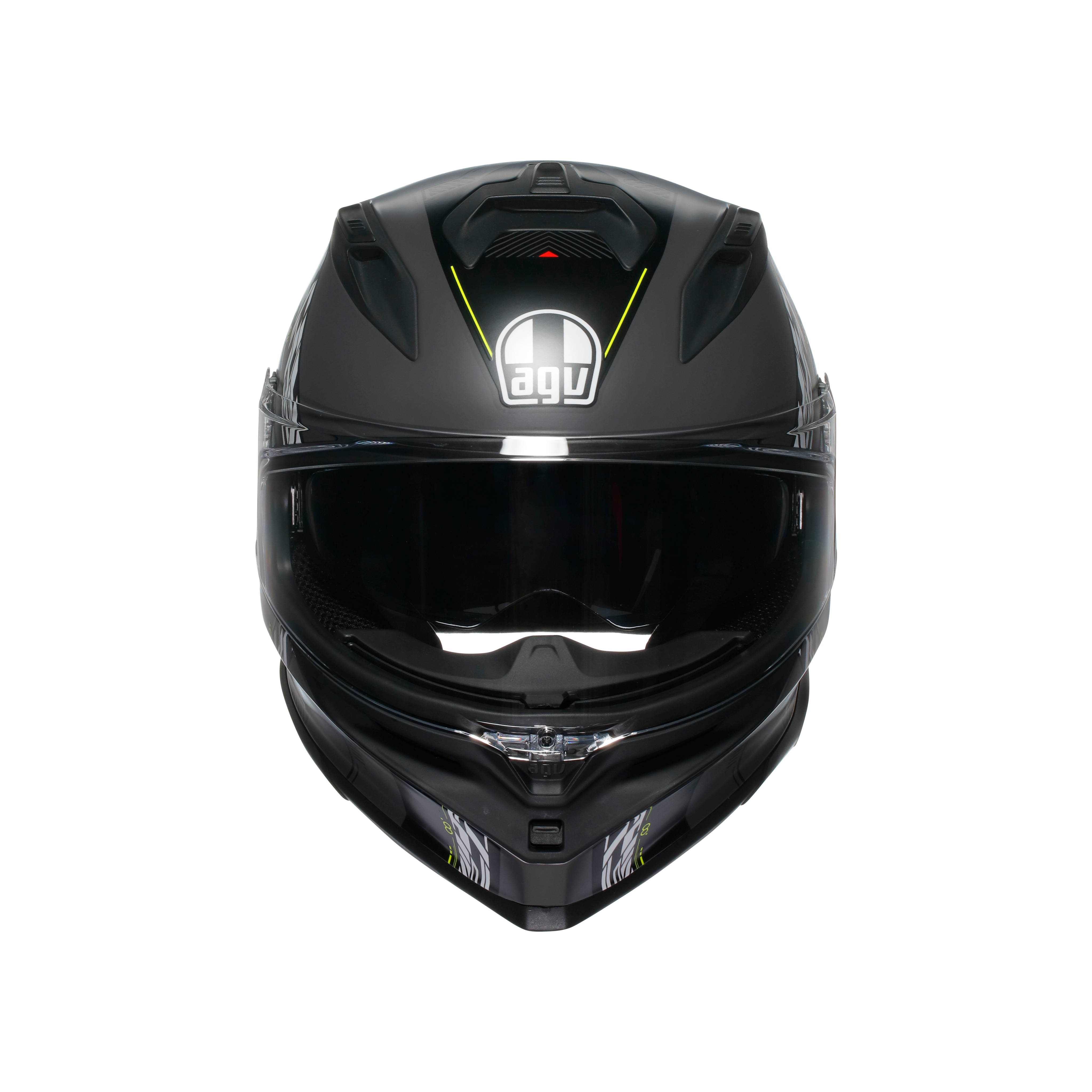 K7 MPLK KYBER MATT GREY/YELLOW FLUO - MOTORBIKE FULL FACE HELMET DOT (E2206) -  - 7