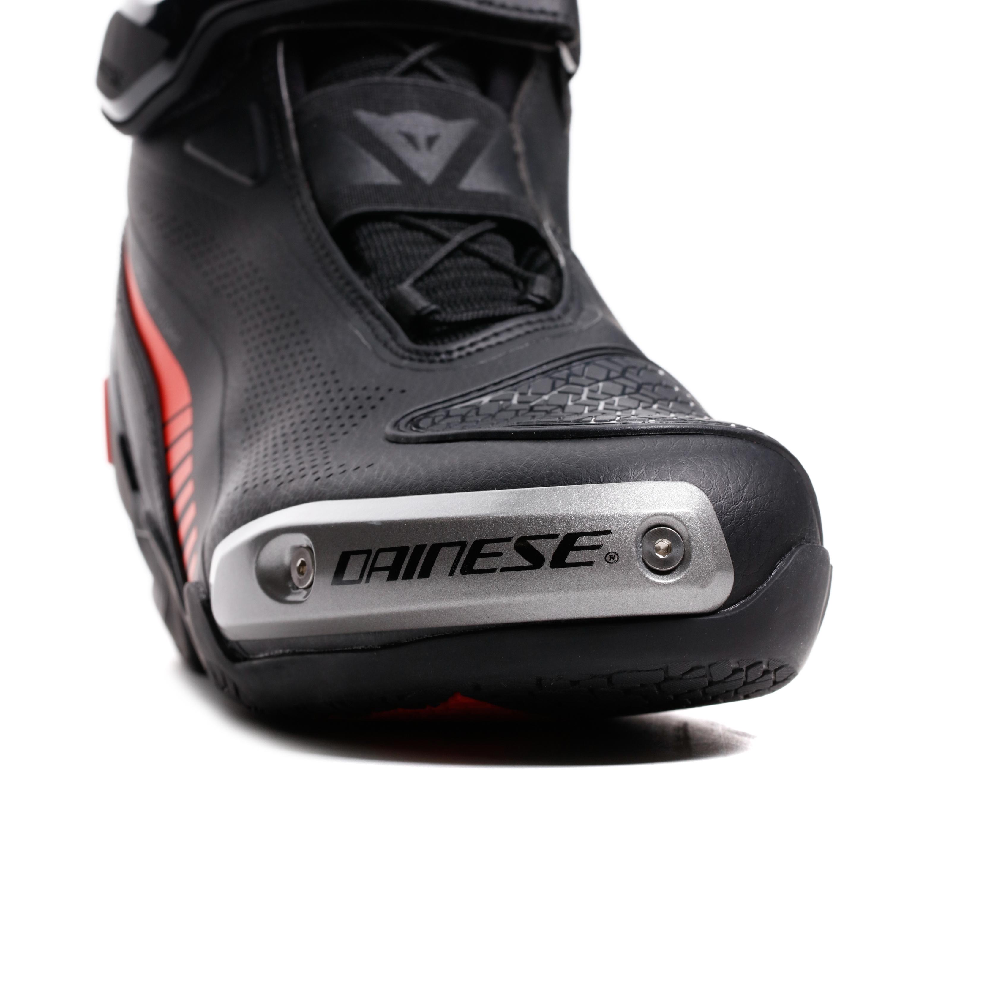 SUPERYA - CHAUSSURES DE MOTO SPORTIVES - BLACK/RED FLUO - 7