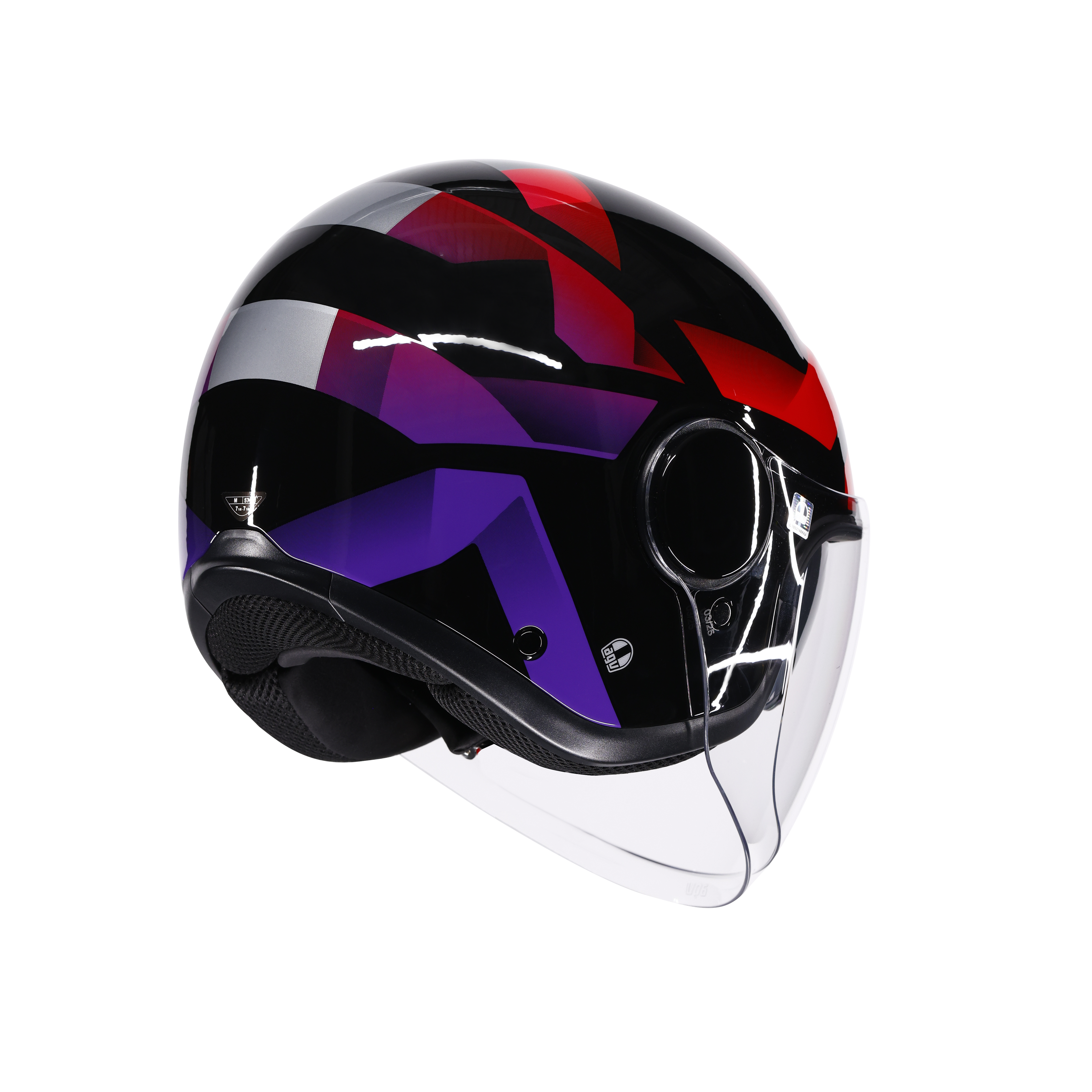 ETERES AGV E2206 - CAMOGLI BLACK/RED/PURPLE -  - 7