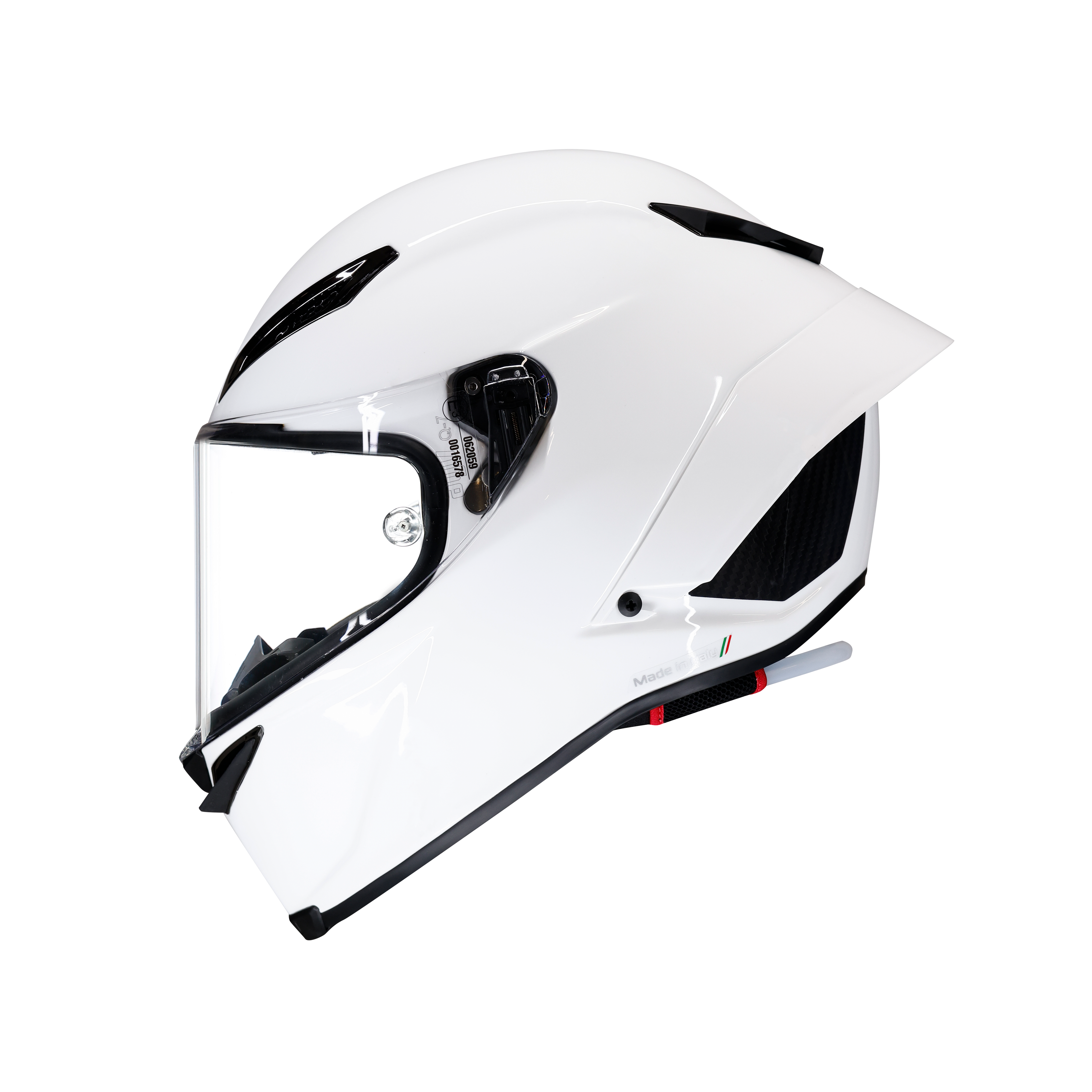 PISTA GP RR MONO WHITE - FULL-FACE MOTORCYCLE HELMET E2206 DOT -  - 4