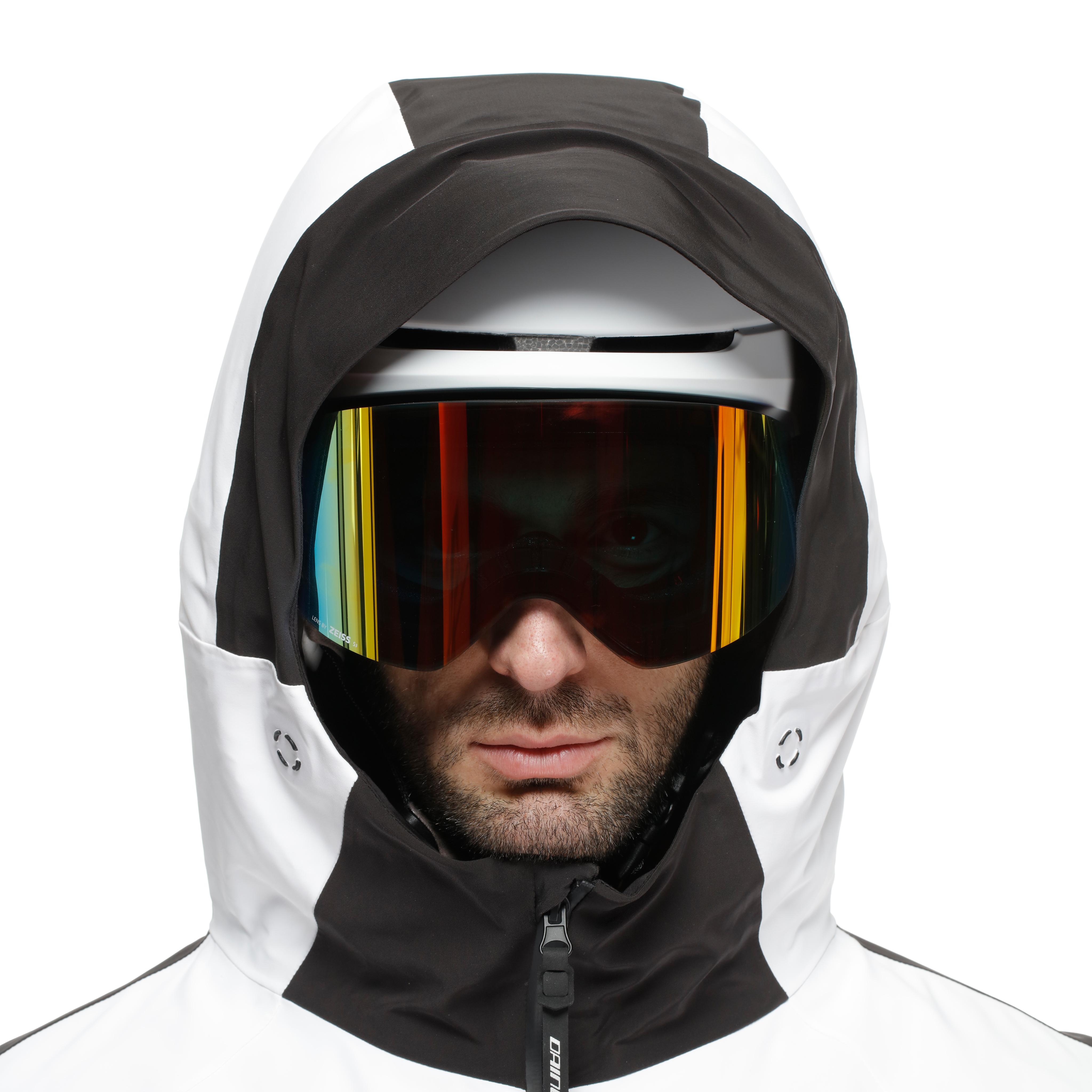 SPEED DEMON LAB DOMEAIR&trade; PRO - MEN&rsquo;S SKI JACKET - STRETCH-LIMO/WHITE - 6