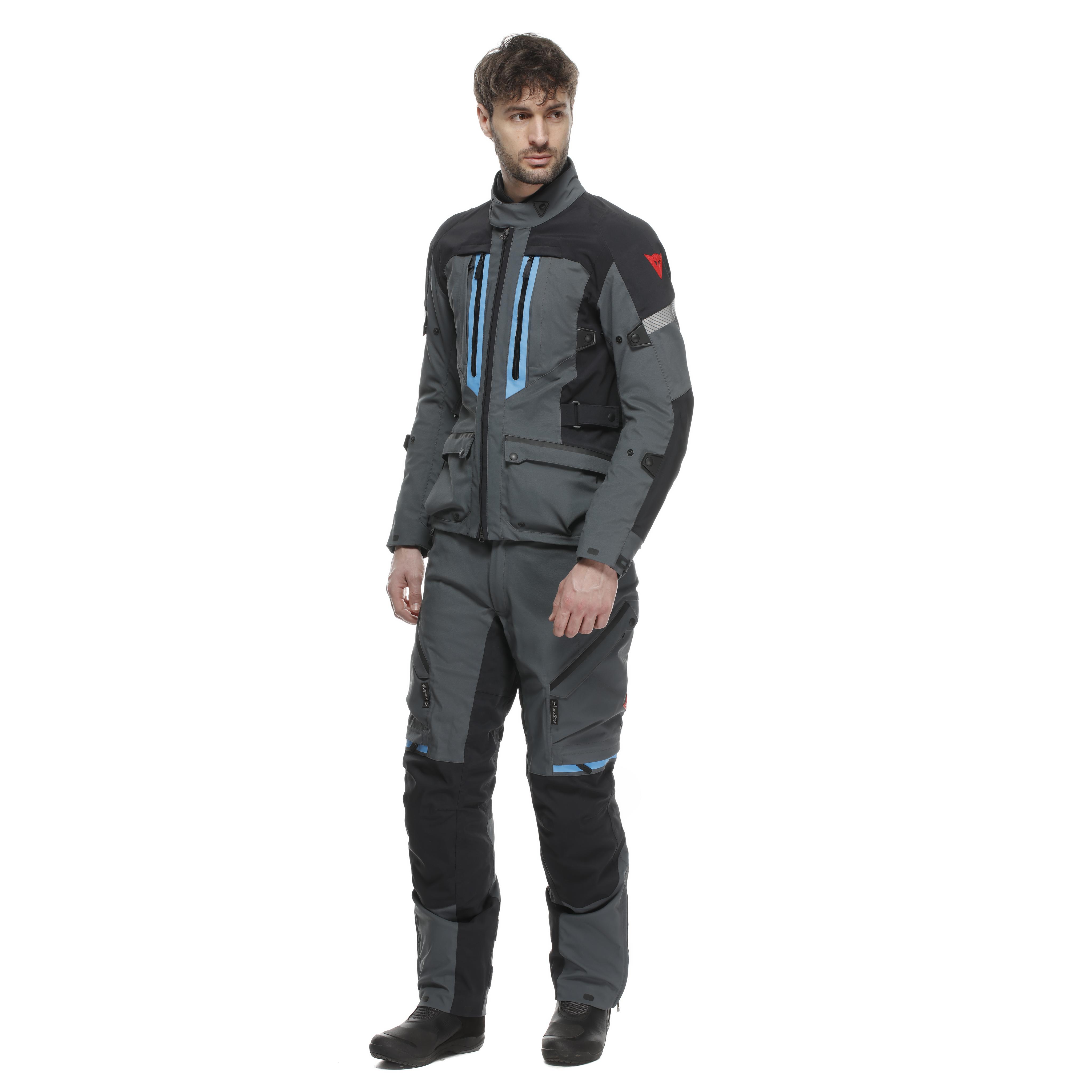 MANGEN ABS&Oslash;LUTESHELL&trade; PRO - MEN TOURING MOTORCYCLE JACKET - EBONY/BLACK - 3