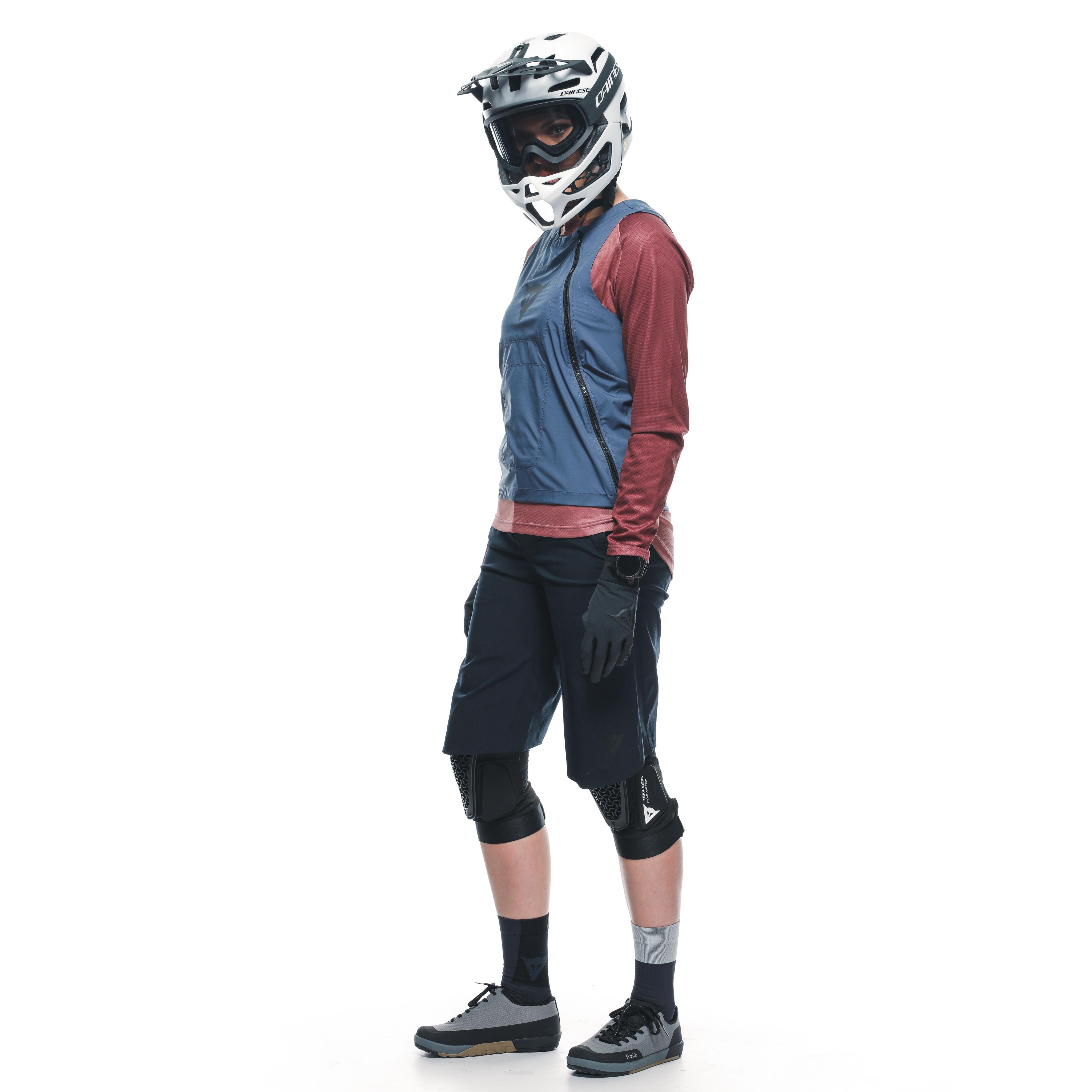 HGC HYBRID - WOMEN'S WINDPROOF BIKE VEST - DARK-GRAY - 4