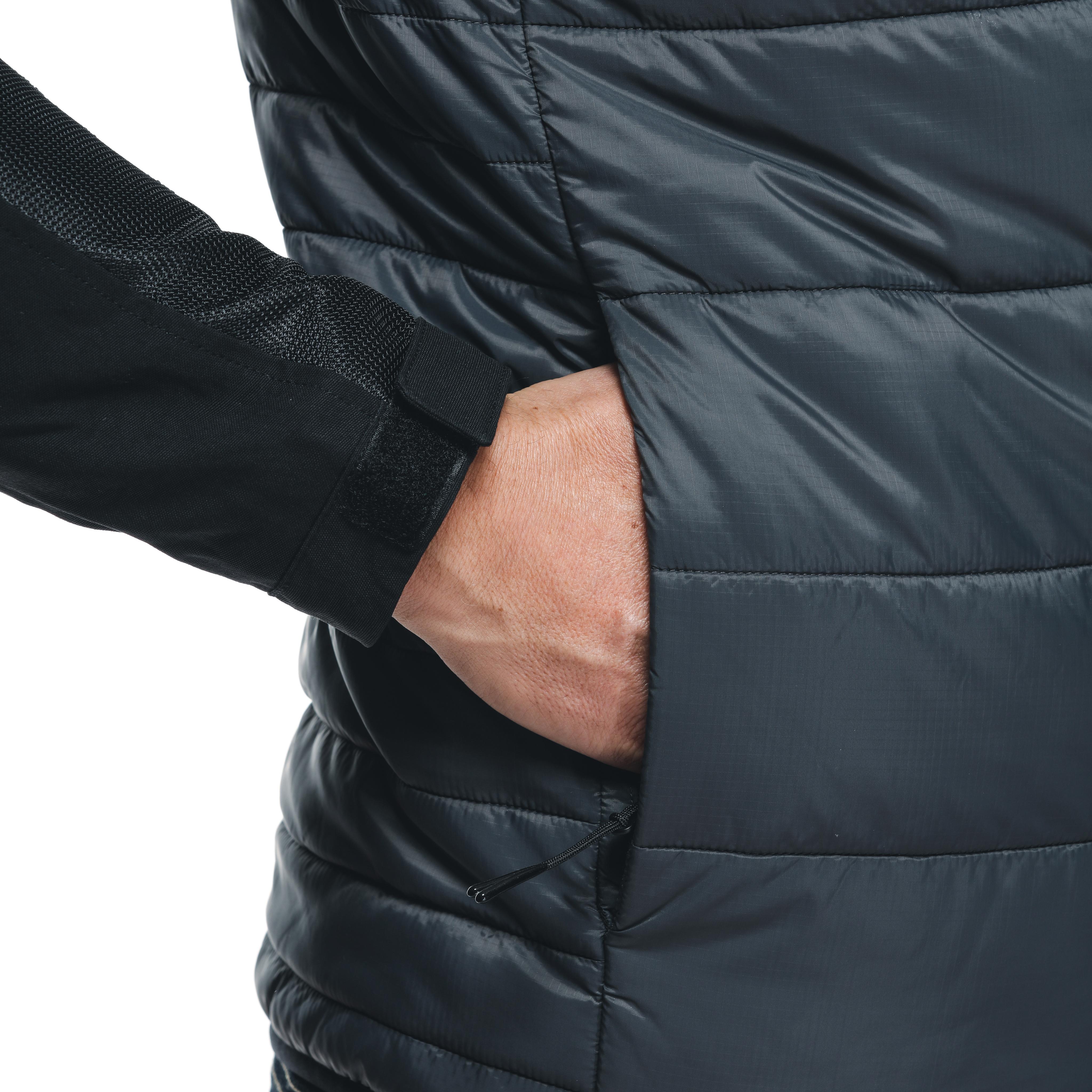 AFTER RIDE - SLEEVELESS WINDPROOF MOTORCYCLE JACKET MEN - MID LAYER WINTER - ANTHRACITE - 6