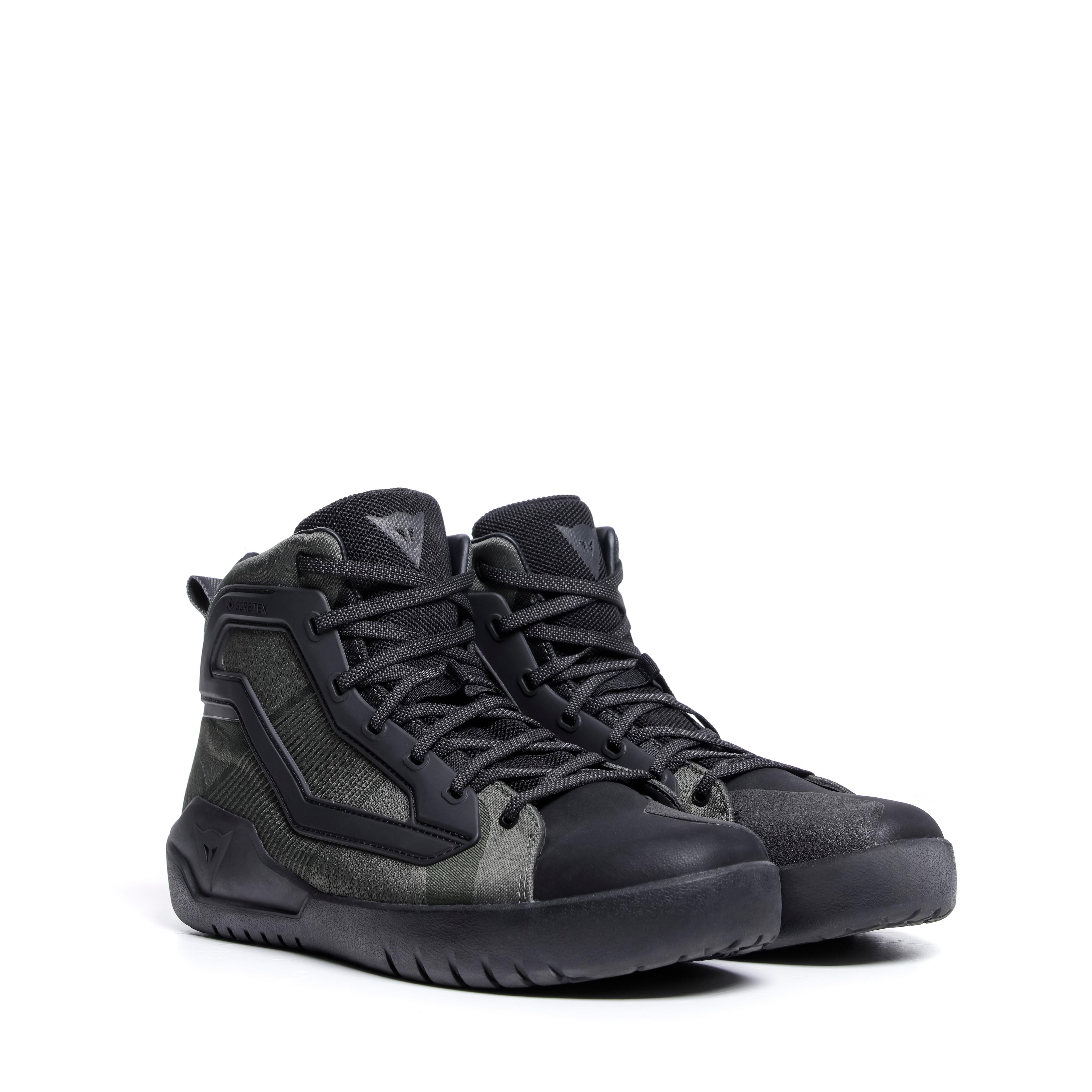 URBACTIVE GORE-TEX&reg; - MEN'S WATERPROOF MOTORCYCLE SHOES - BLACK/ARMY-GREEN - 1
