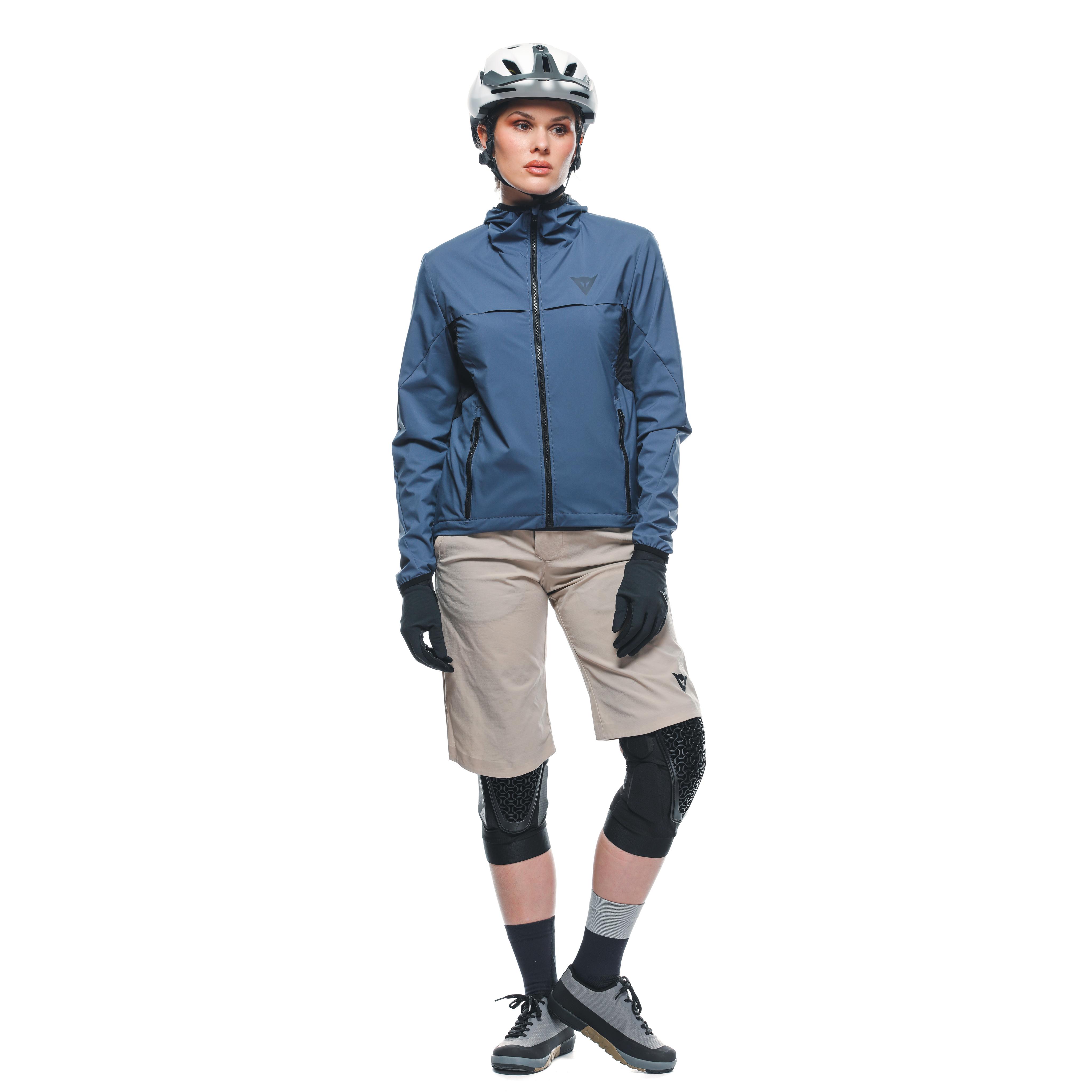 HGC HYBRID - WOMEN'S WINDPROOF BIKE JACKET - DARK-GRAY - 3