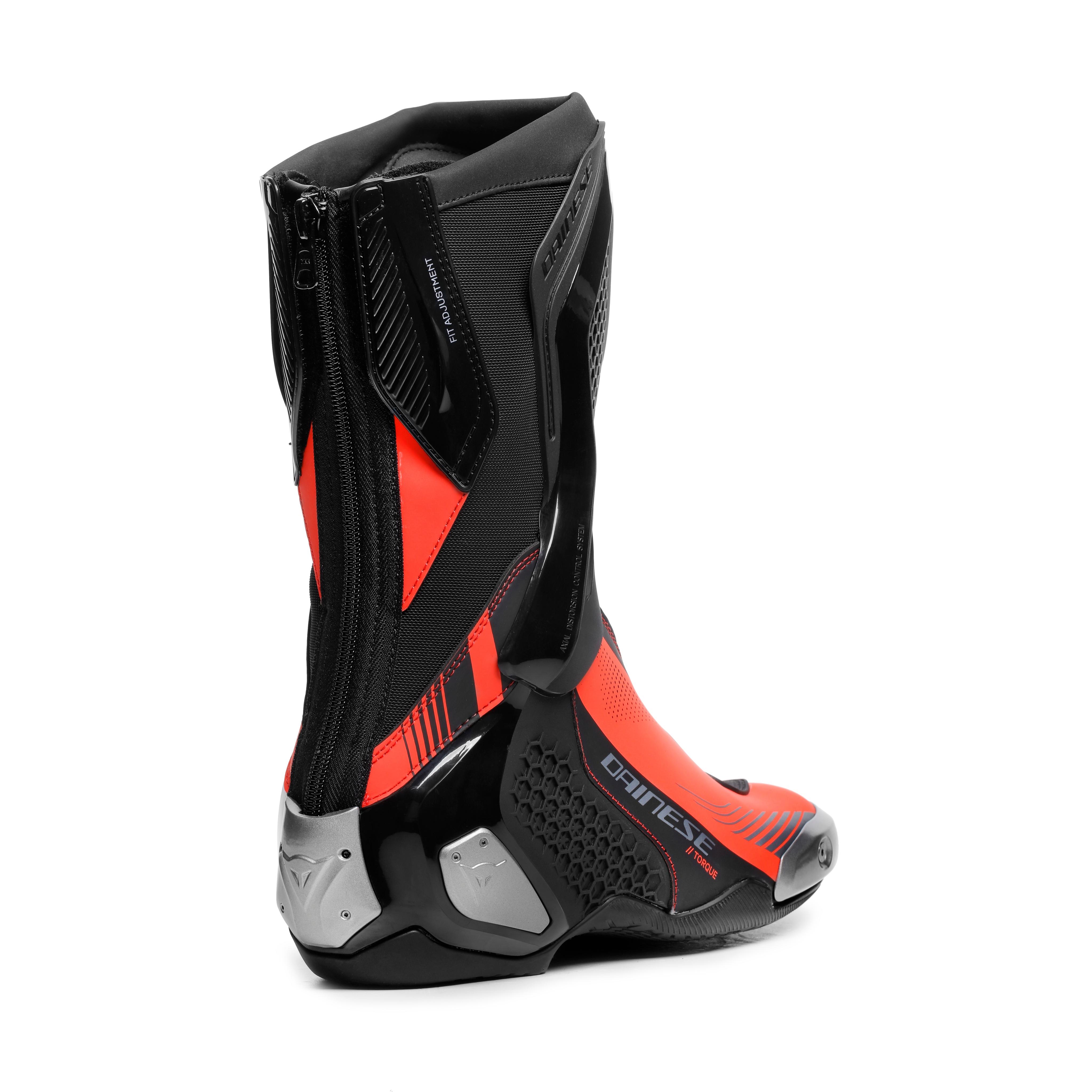 TORQUE 4 - BOTTES RACING ET ROUTE HOMME - BLACK/RED FLUO - 3