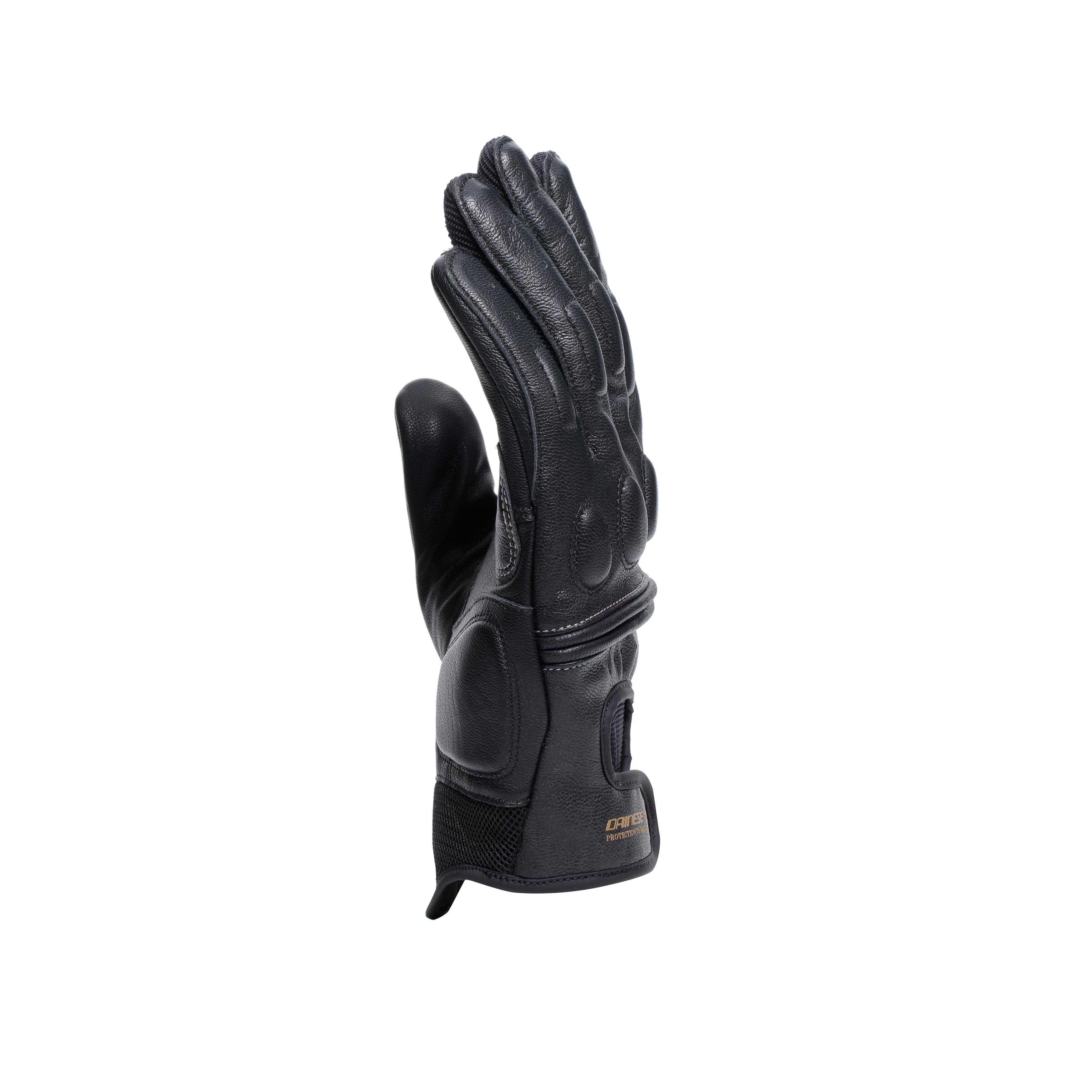 BLACKJACK 2 - GANTS MOTO &Eacute;T&Eacute; VINTAGE - BLACK/BLACK - 4