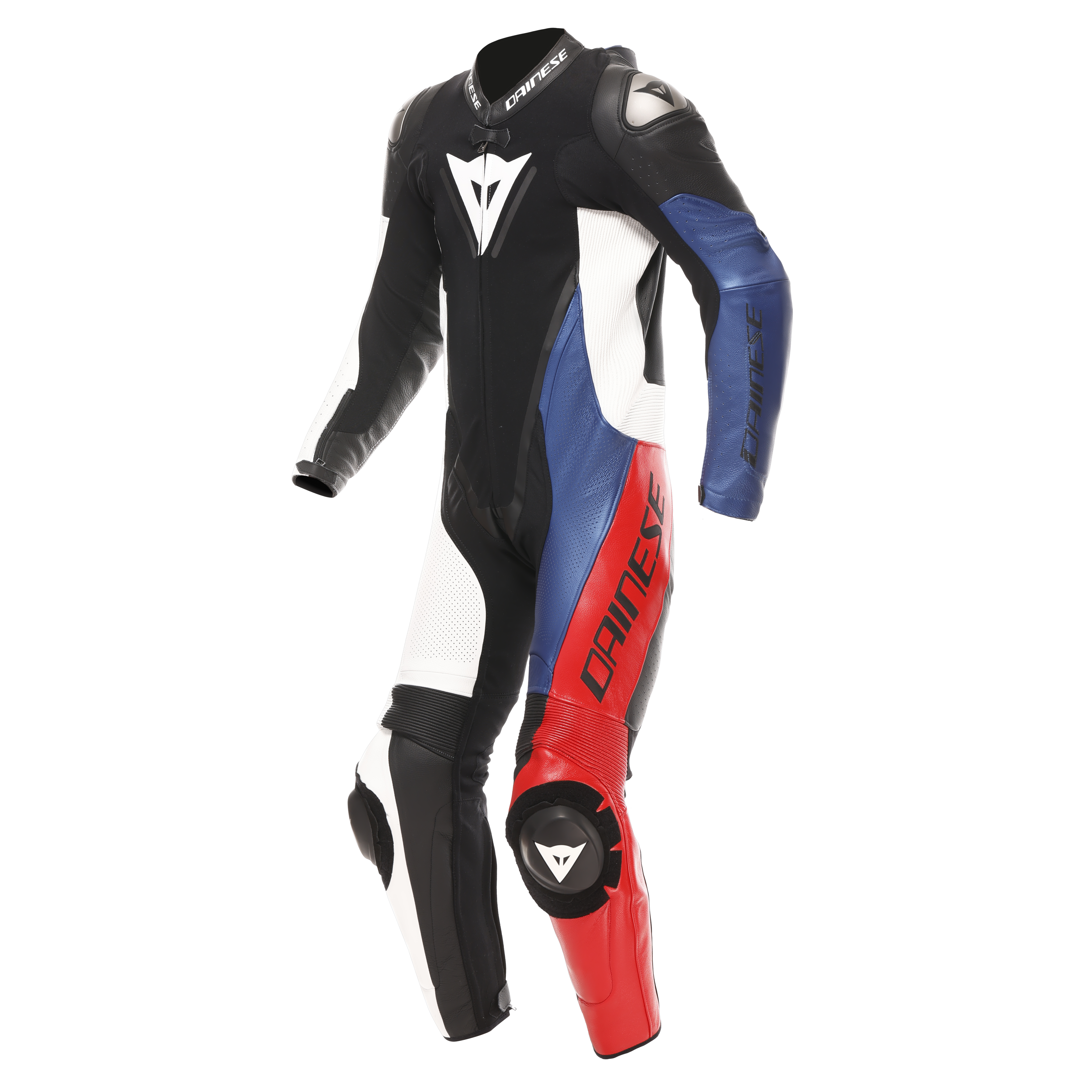 DEMON SPRINT - MEN'S ONE-PIECE PERFORATED LEATHER MOTORCYCLE SUIT