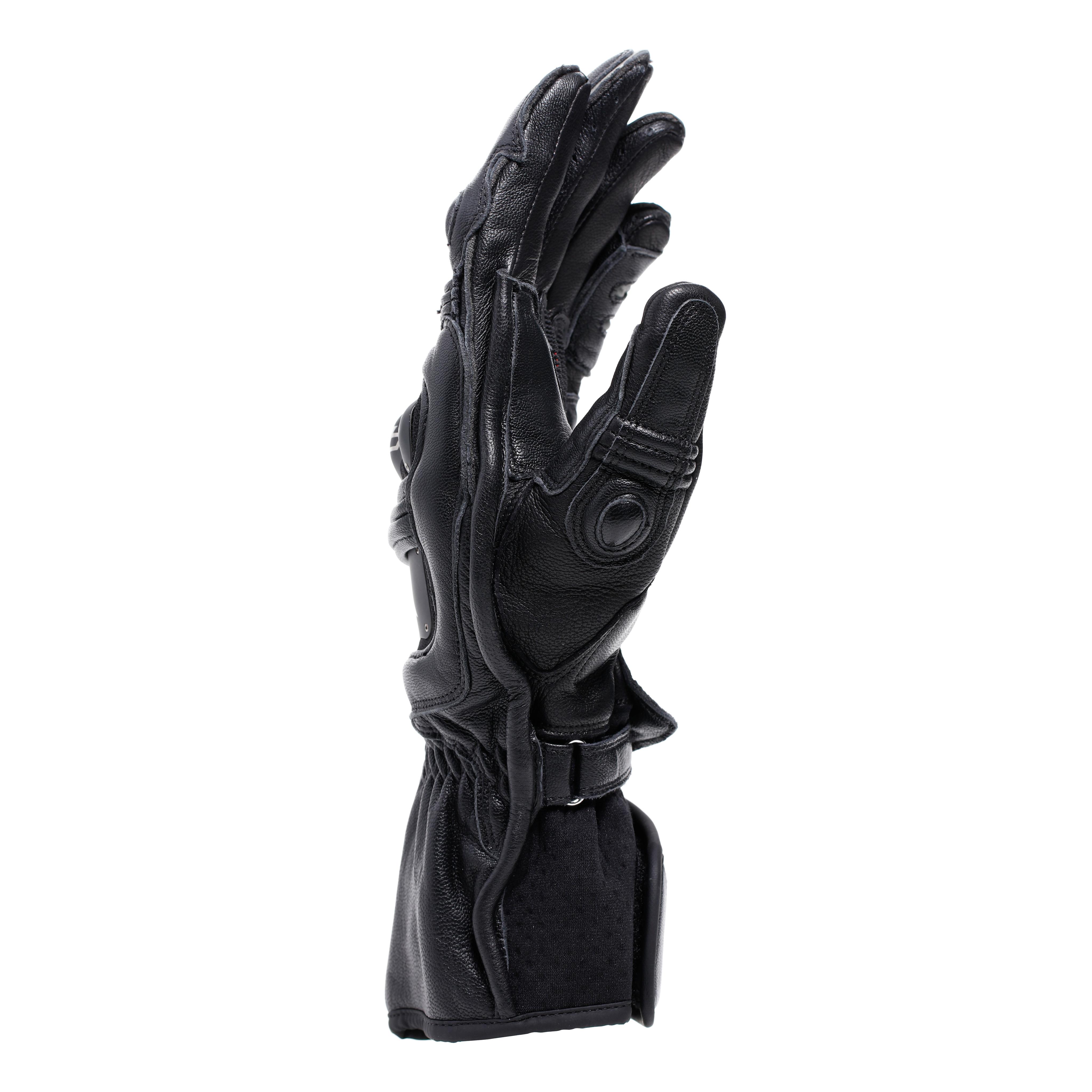 STEEL-PRO - MEN'S MOTORCYCLE LEATHER GLOVES | BLACK/ANTHRACITE