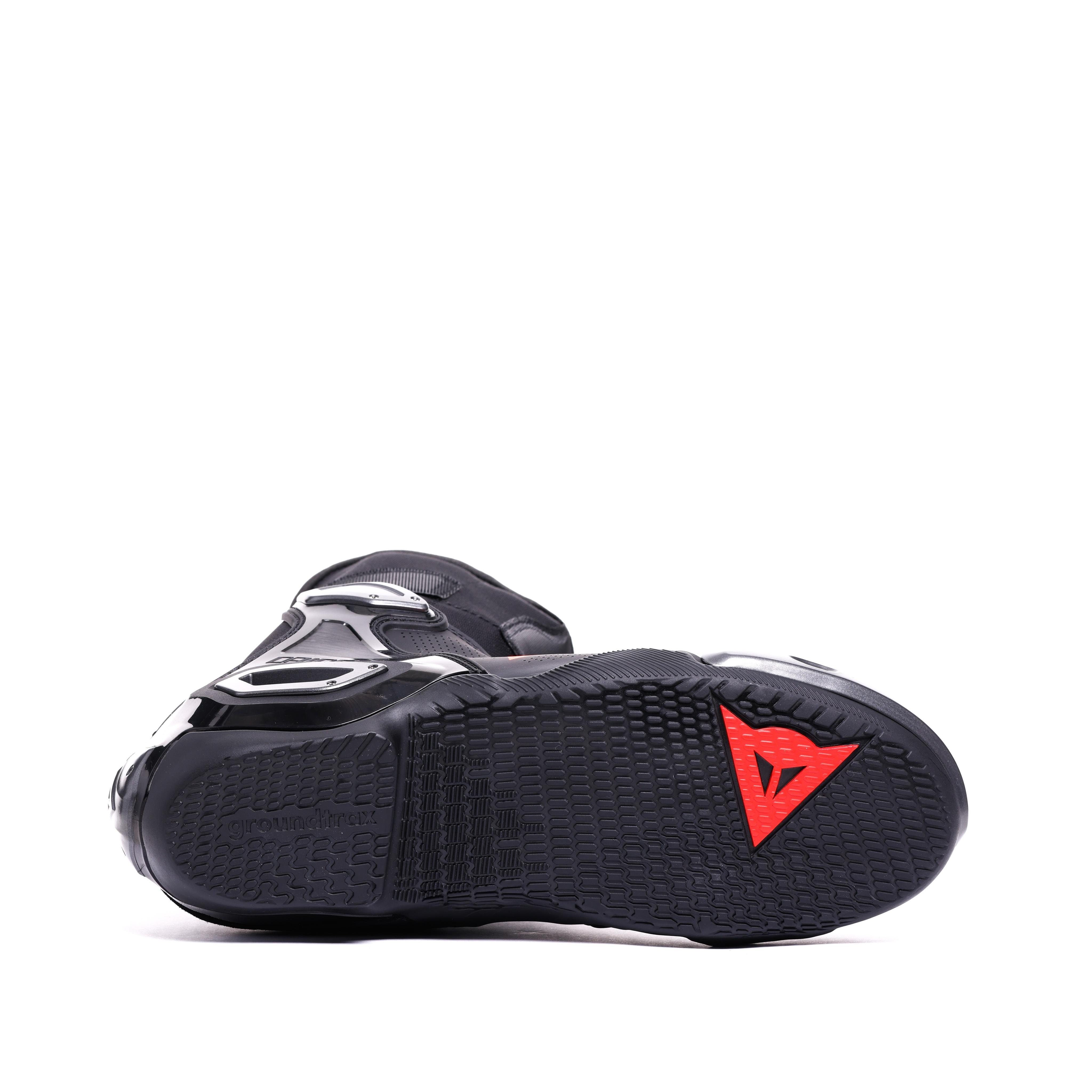 AXIAL 2 AIR - MEN'S MOTORCYCLE RACING SUMMER BOOTS - BLACK/BLACK/RED-FLUO - 4