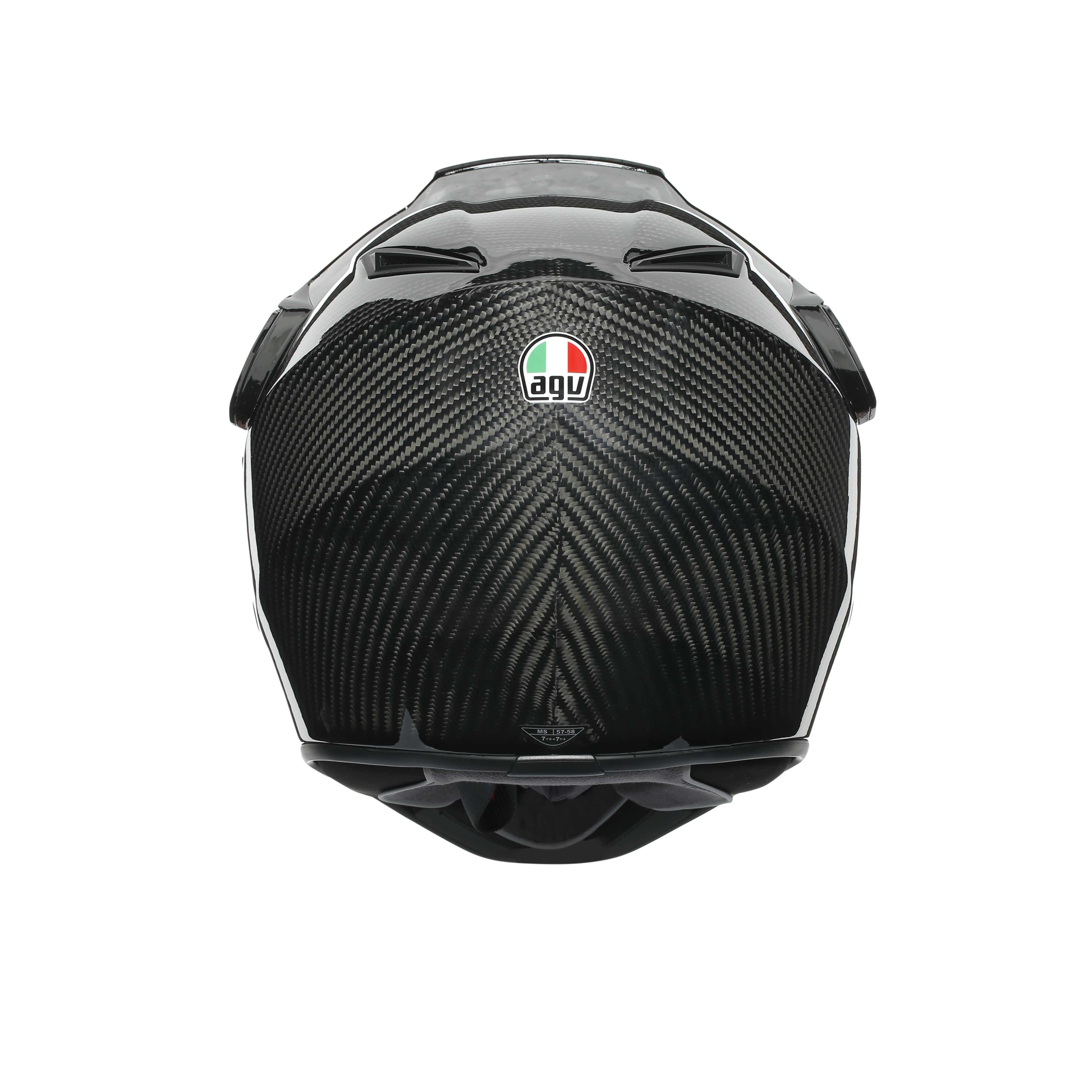 AX9 AGV DOT(E2206) MPLK - MONO GLOSSY CARBON -  - 4
