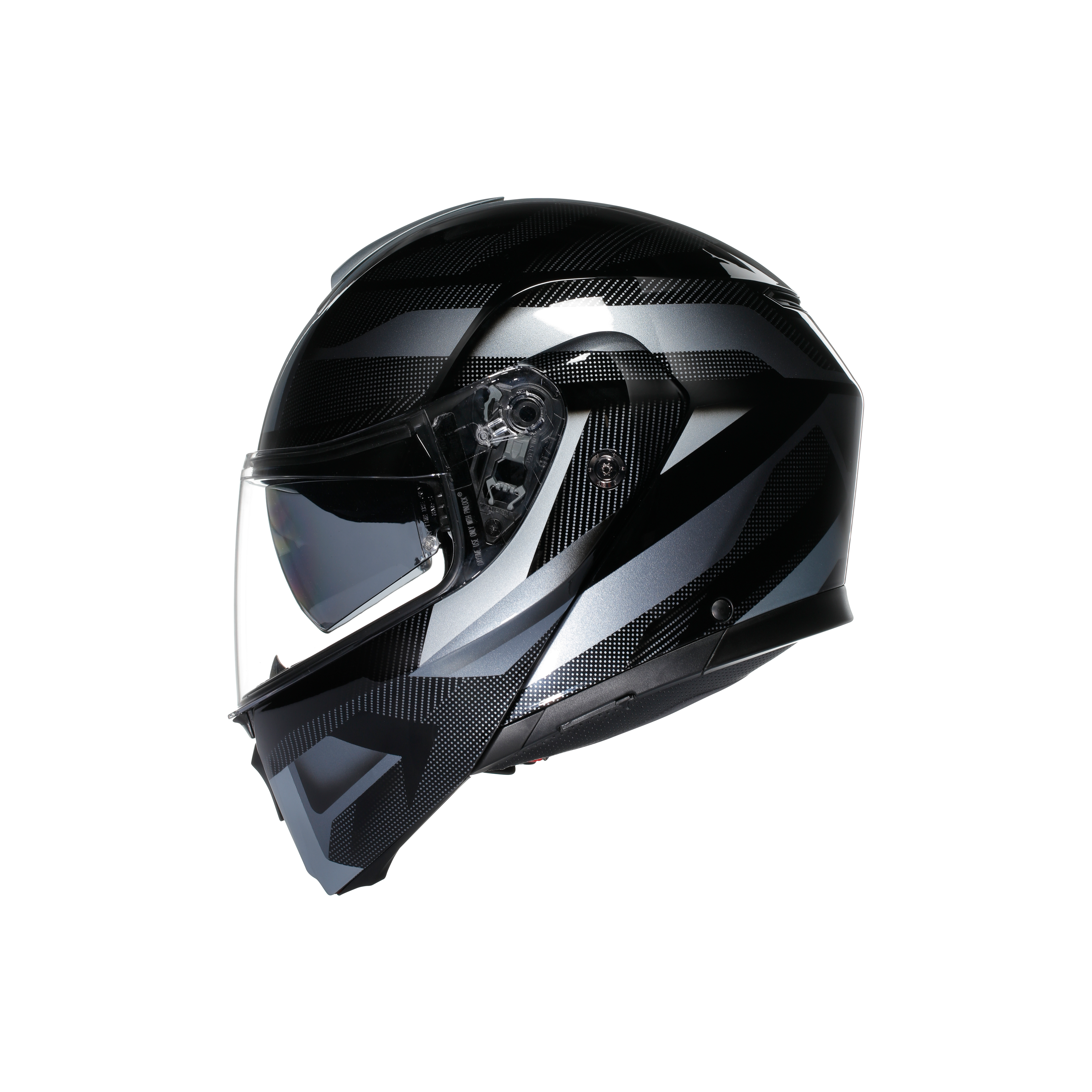 STREETMODULAR LEDRO MATT BLACK/GREY - MOTORBIKE FLIP UP HELMET DOT(E2206) -  - 2