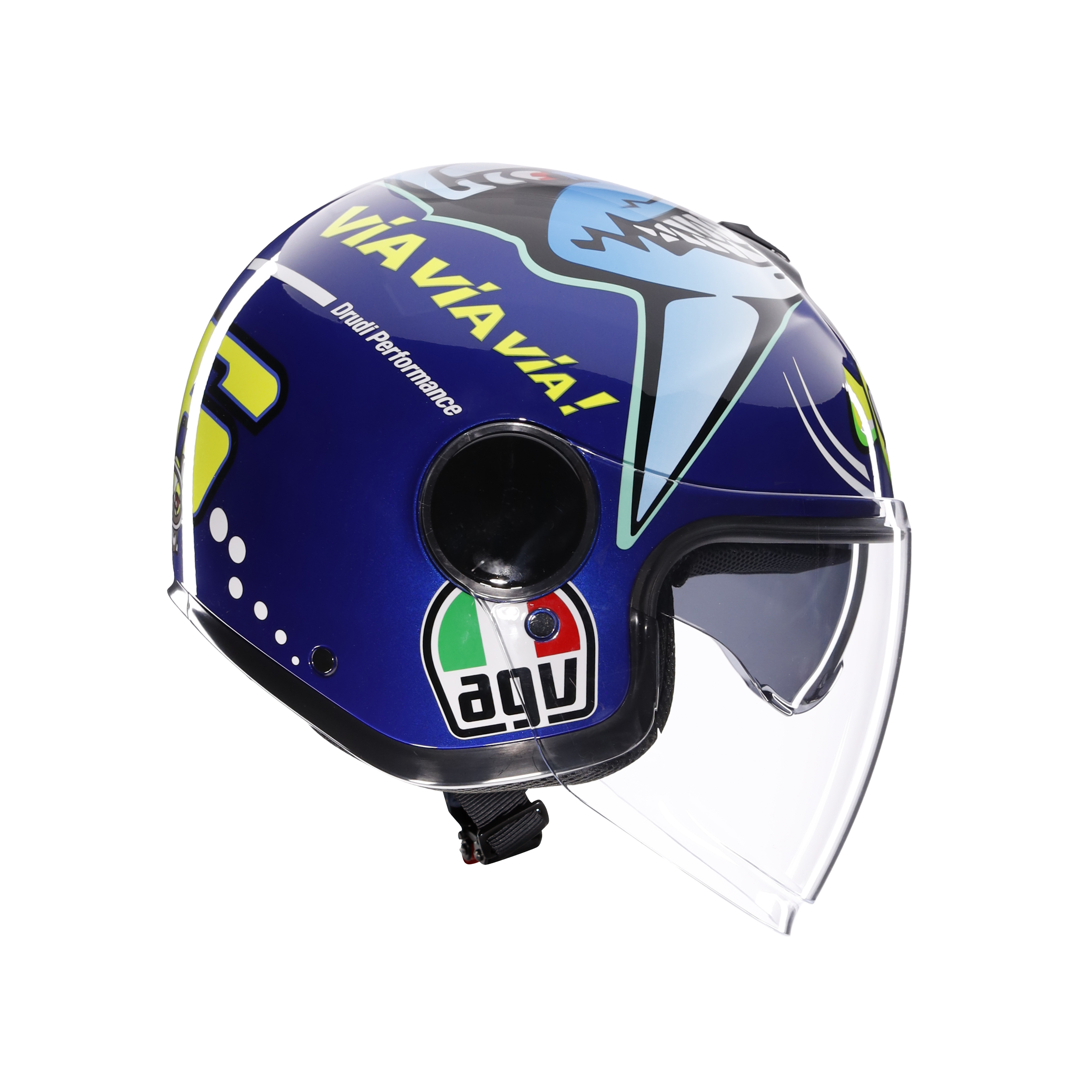 ETERES ROSSI MISANO 2015 - CASQUE MOTO JET E2206 -  - 3