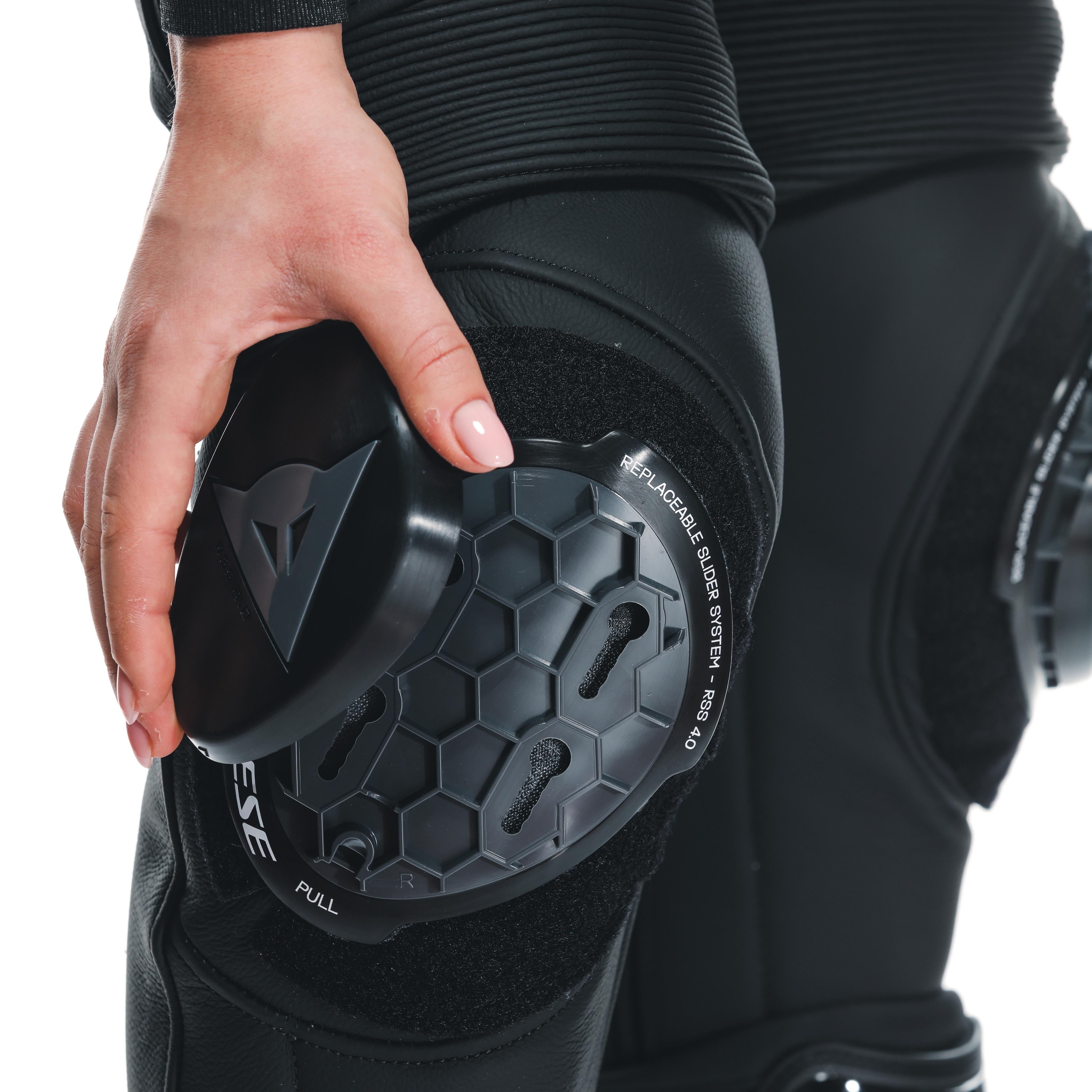 DELTA 4 LEATHER PANTS WMN - BLACK/BLACK - 9