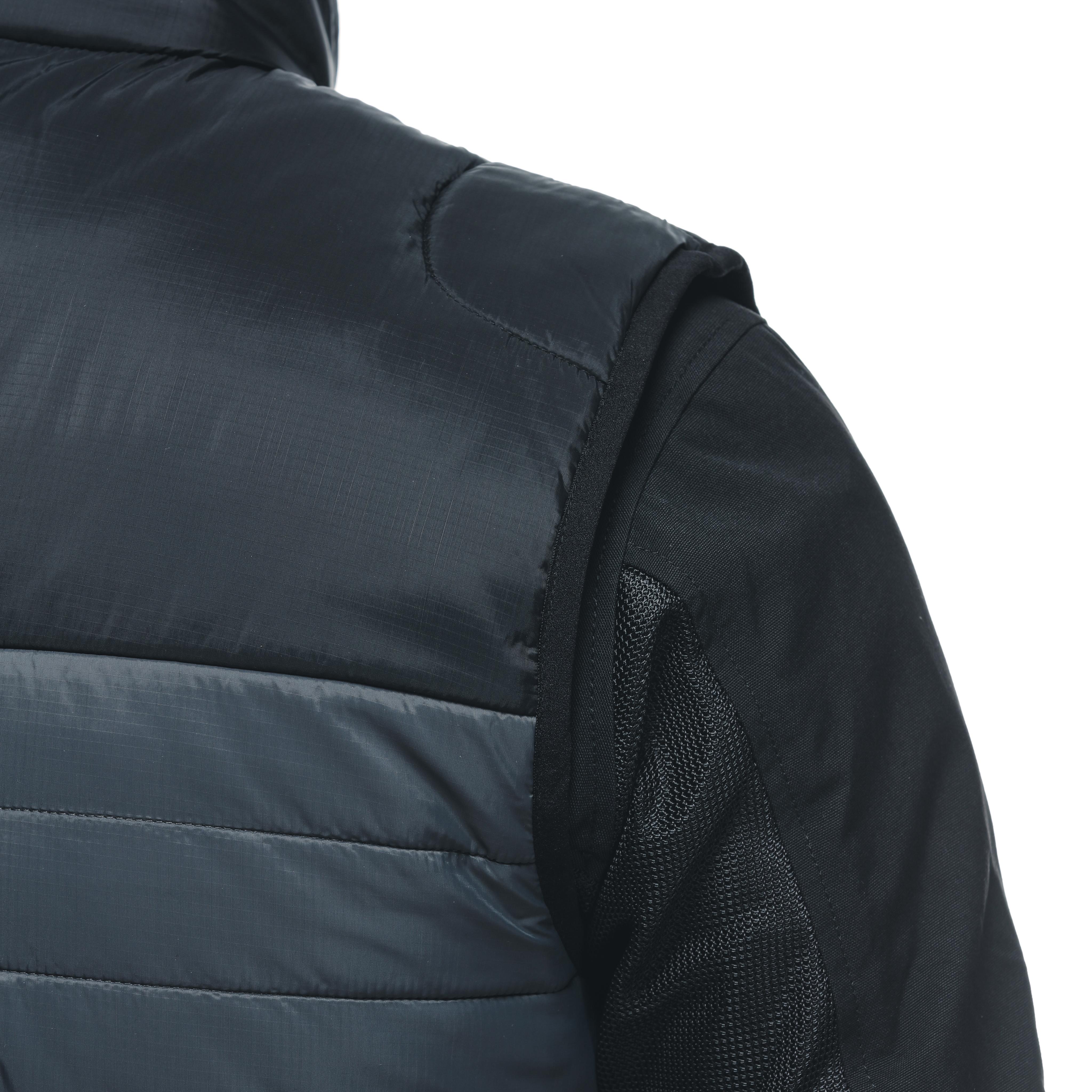 AFTER RIDE - SLEEVELESS WINDPROOF MOTORCYCLE JACKET MEN - MID LAYER WINTER - ANTHRACITE - 7