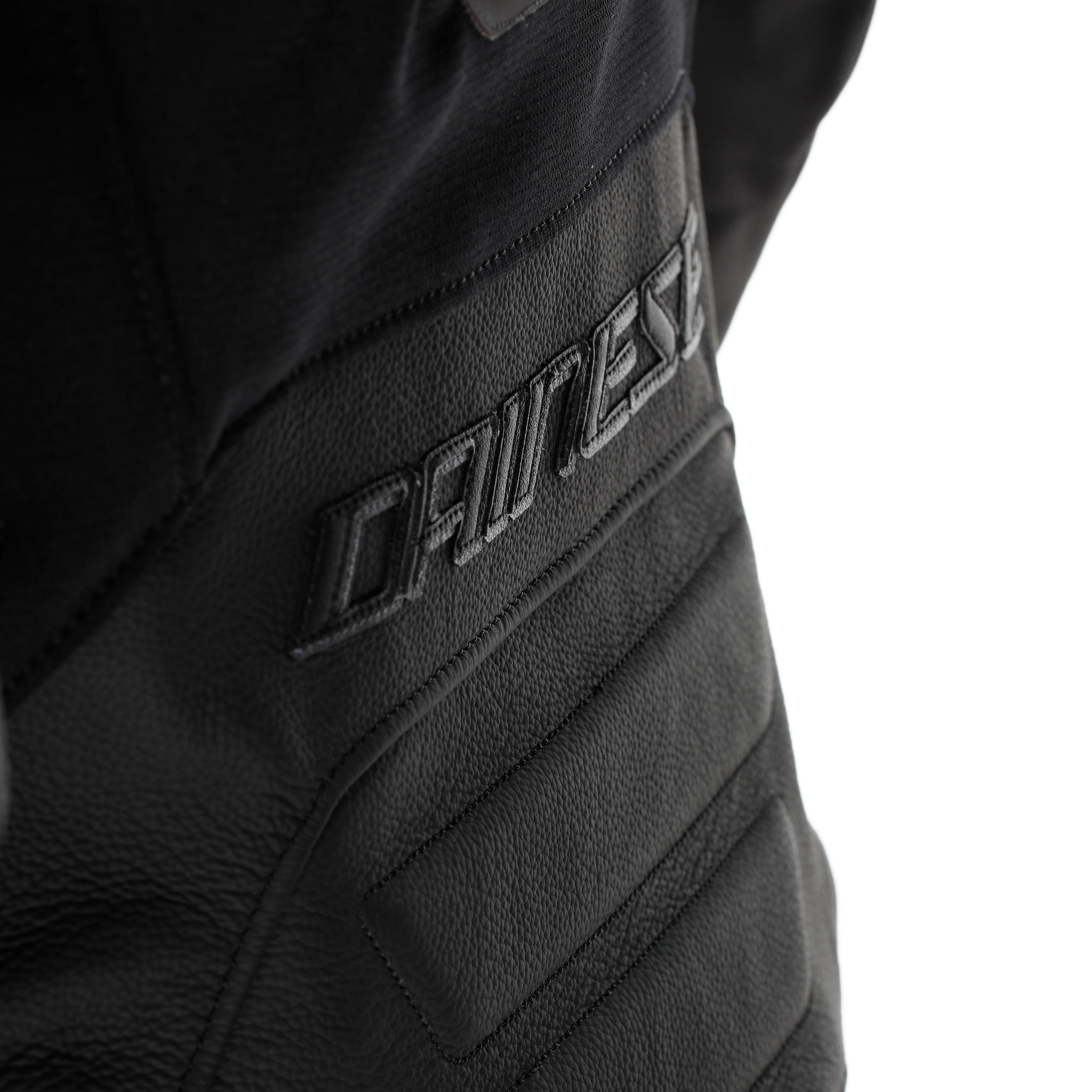 RACING 5 - GIACCA MOTO IN PELLE DONNA - BLACK/BLACK - 8