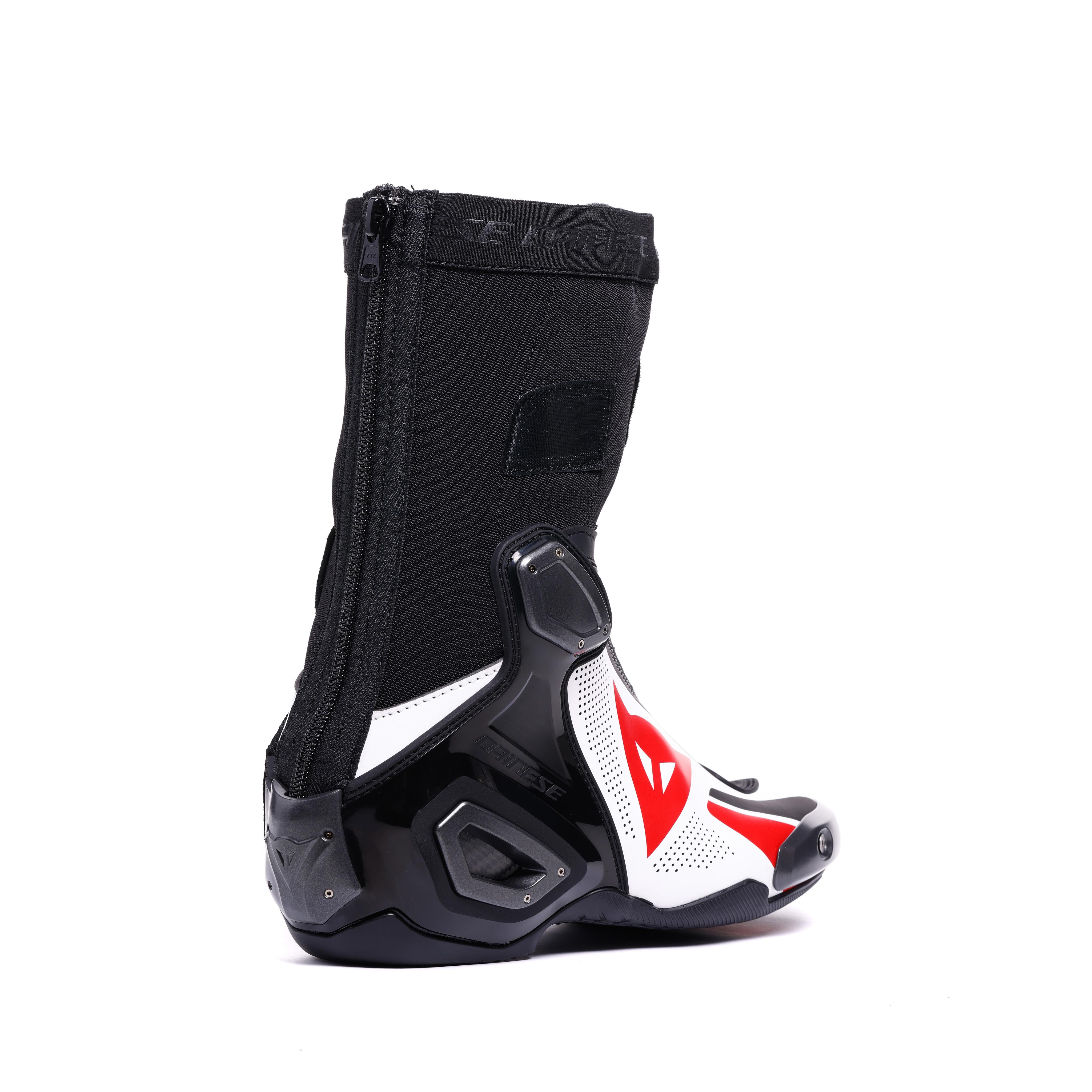 AXIAL 2 AIR - MEN'S MOTORCYCLE RACING SUMMER BOOTS - BLACK/WHITE/LAVA-RED - 3