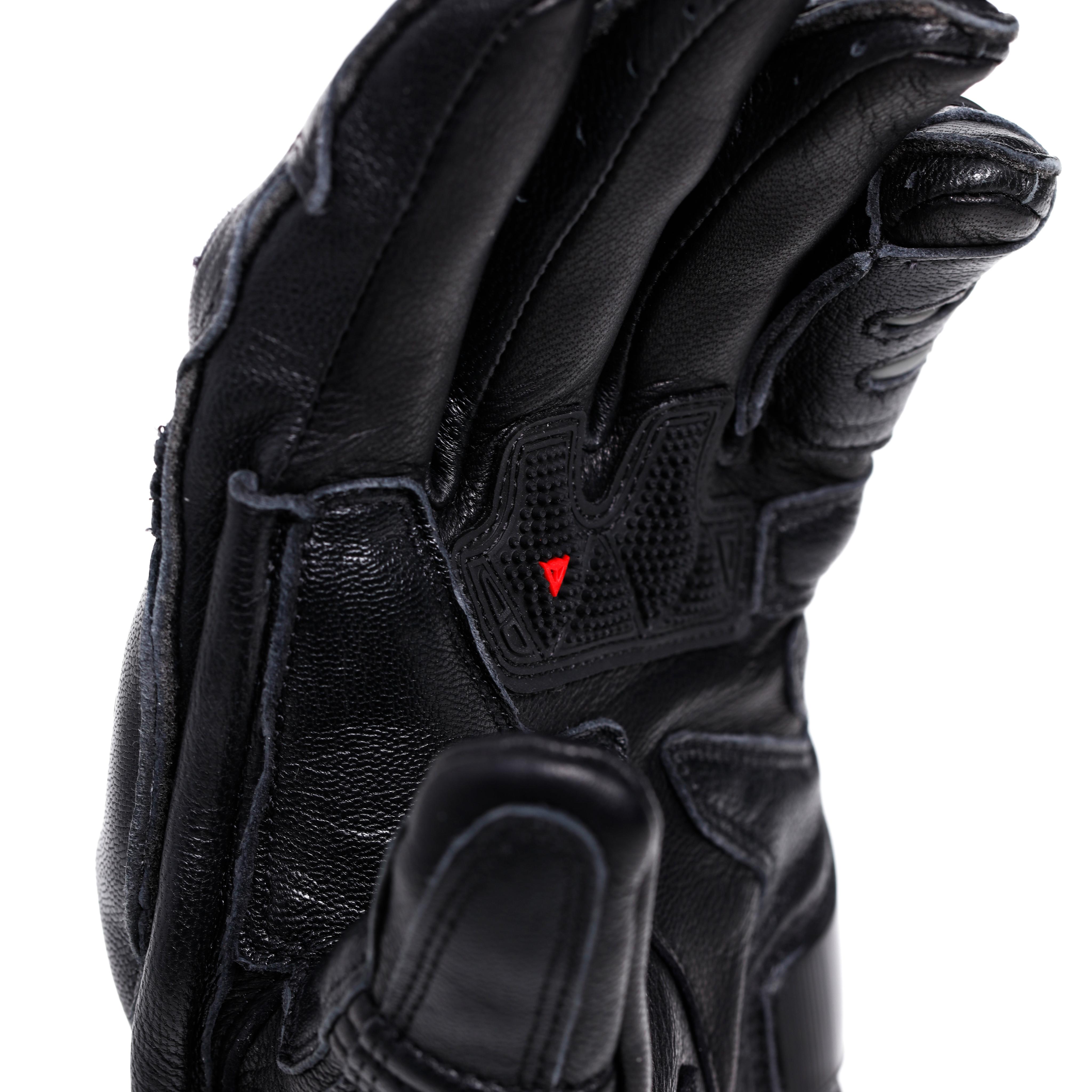 STEEL-PRO - MEN'S MOTORCYCLE LEATHER GLOVES | BLACK/ANTHRACITE