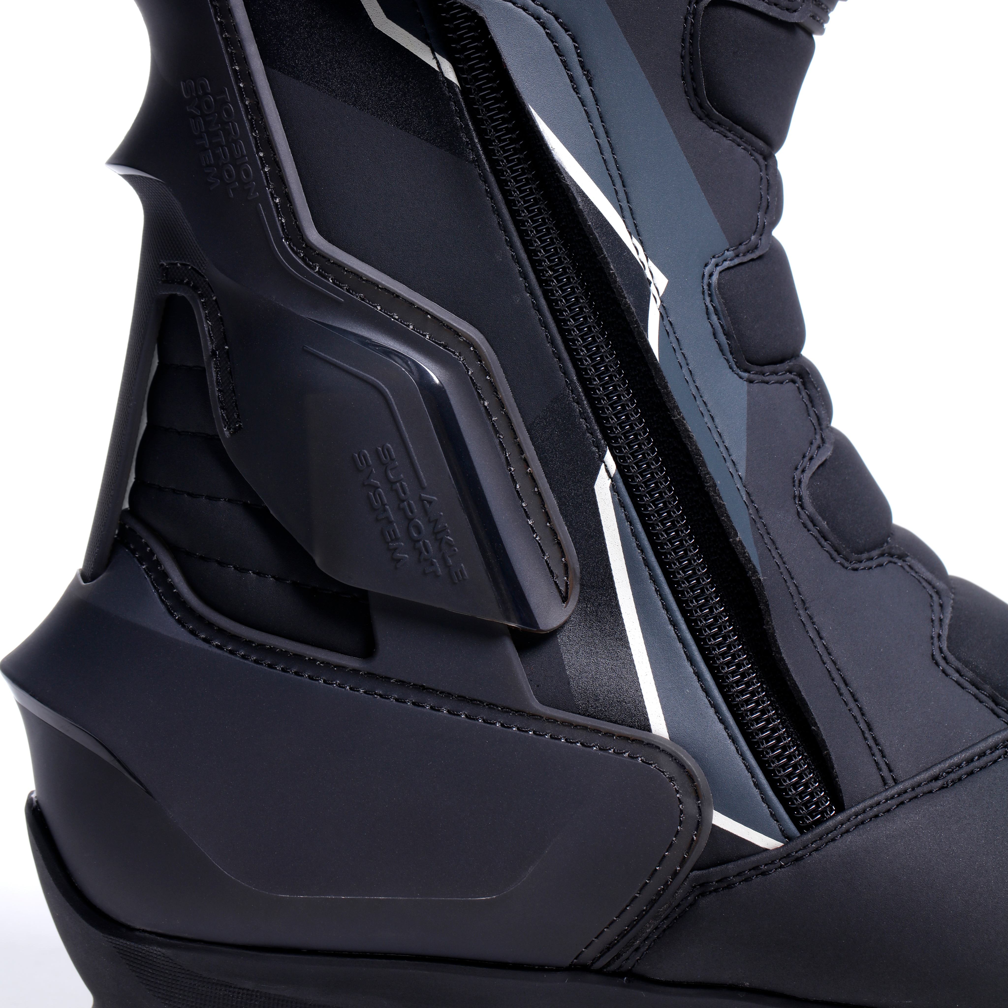 S-TR1 WOMEN'S MOTORCYCLE BOOTS - BLACK/PEARL WHITE -  - 6