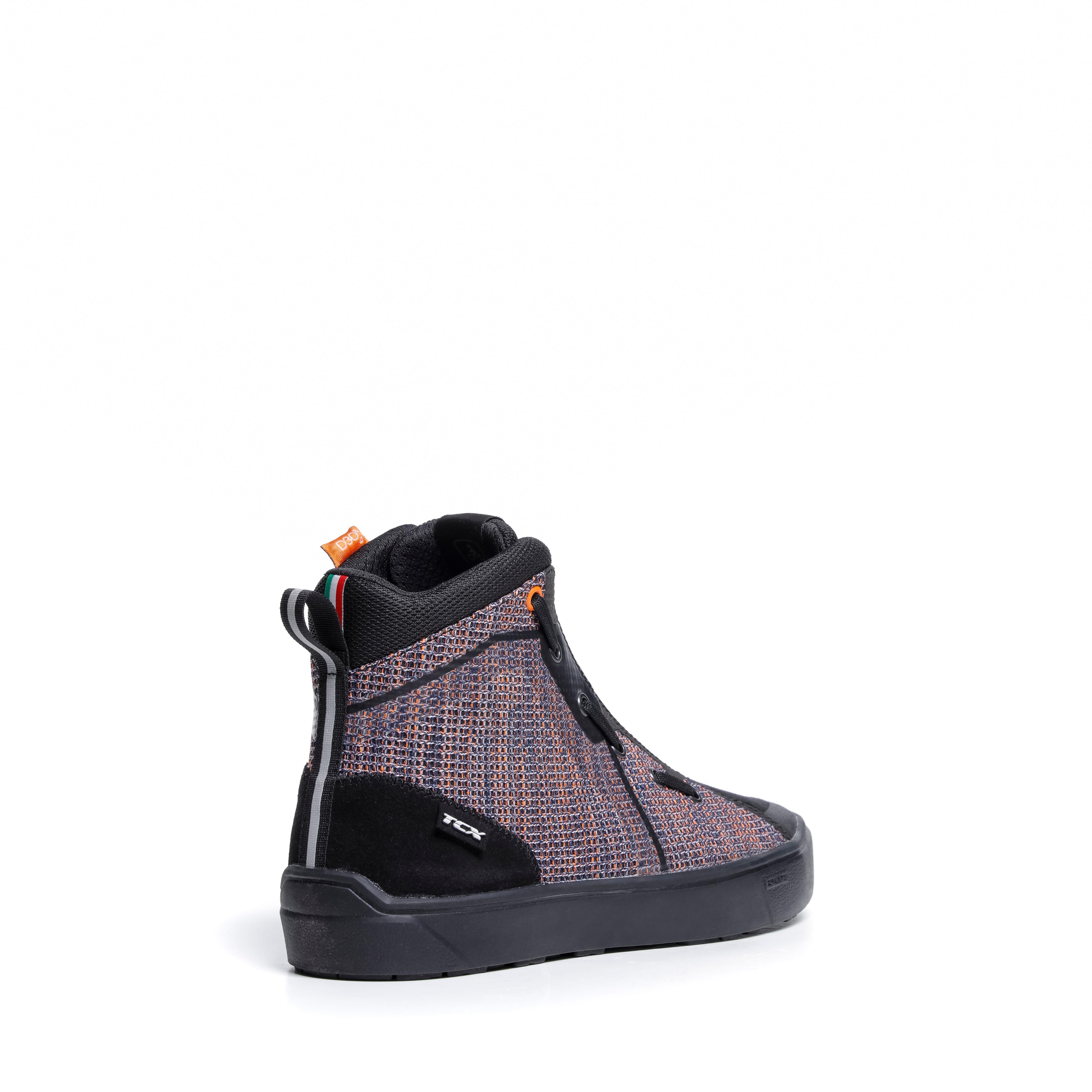 IKASU AIR MEN'S SUMMER MOTORCYCLE SHOES - BLACK/ORANGE/BLUE -  - 3