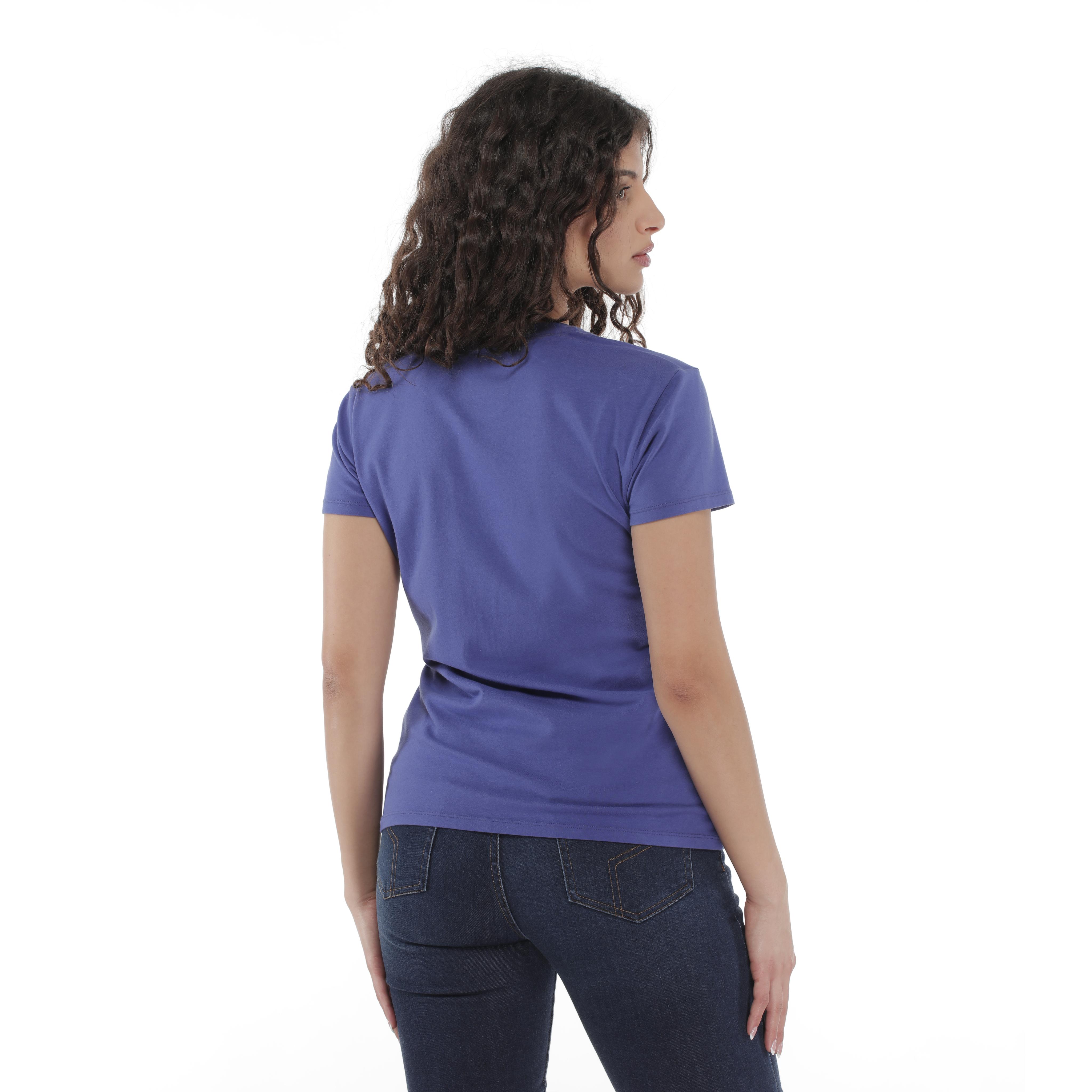 EASY SPEED - CAMISETA CON CUELLO REDONDO MUJER - ORIENTAL BLUE - 5