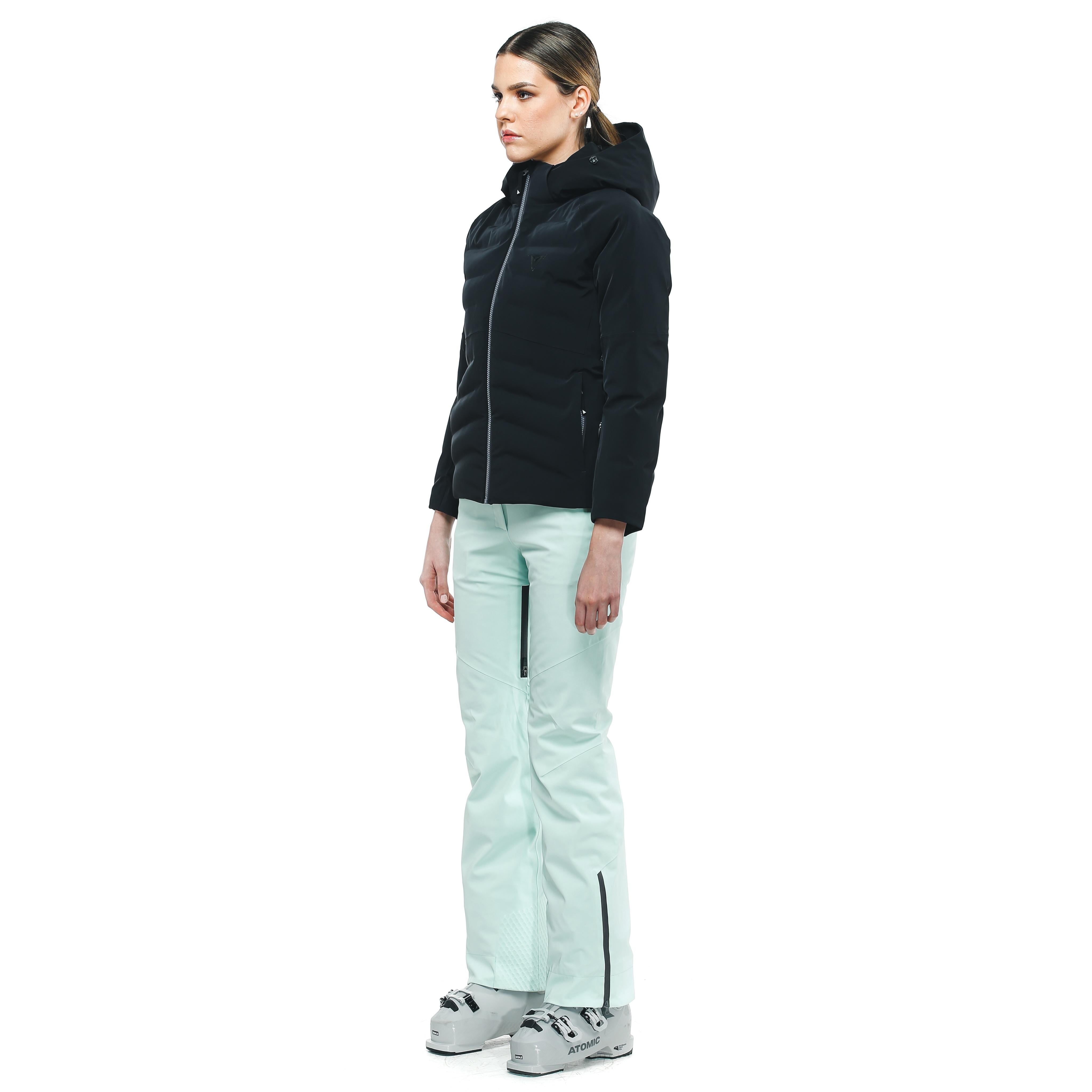 WOMEN'S WATERPROOF SKI DOWN JACKET - BLACK - 4