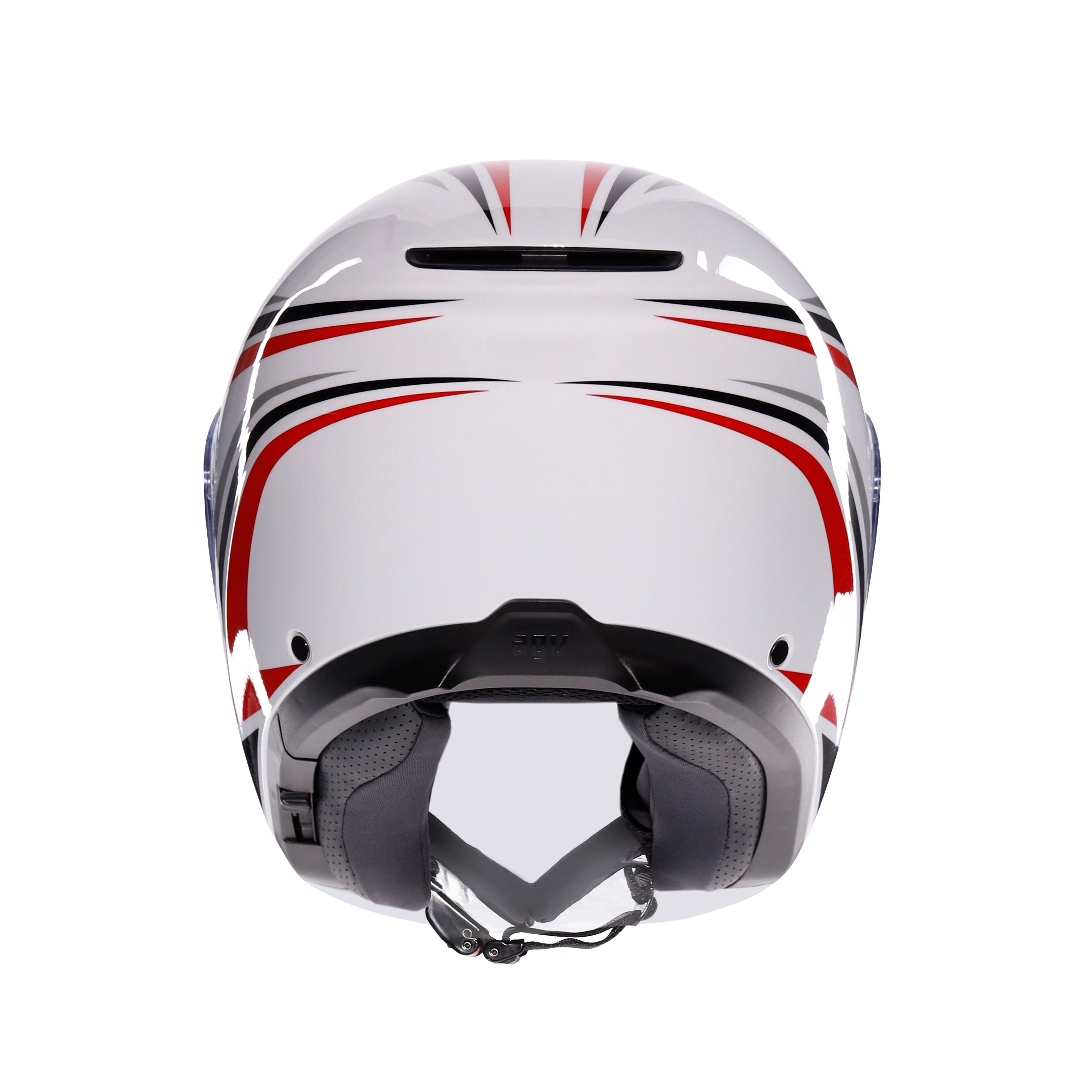 IRIDES TOLOSA BLACK/GREY/RED - CASQUE MOTO JET E2206 -  - 3