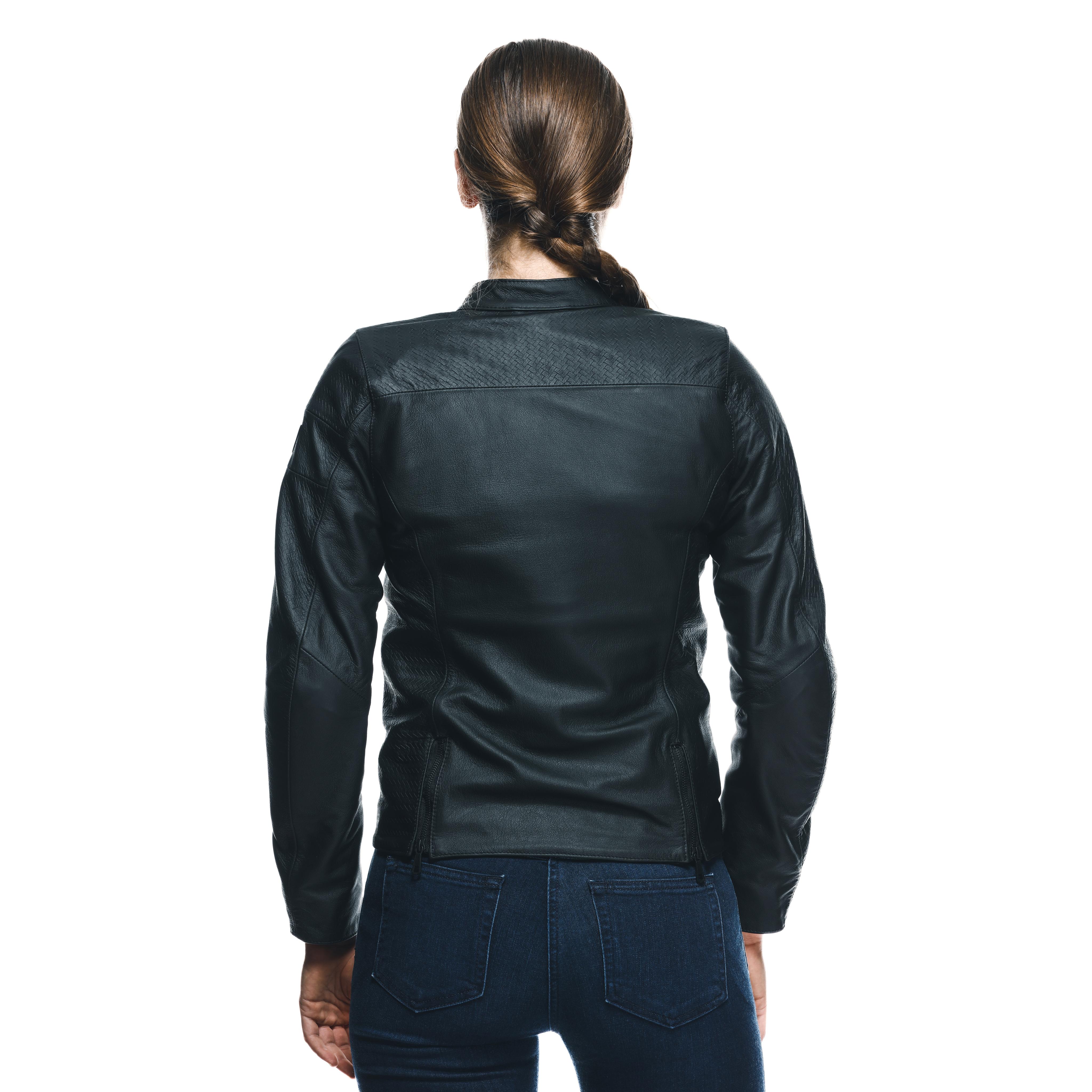 ITINERE - WOMEN'S MOTORCYCLE LEATHER JACKET - BLACK - 6