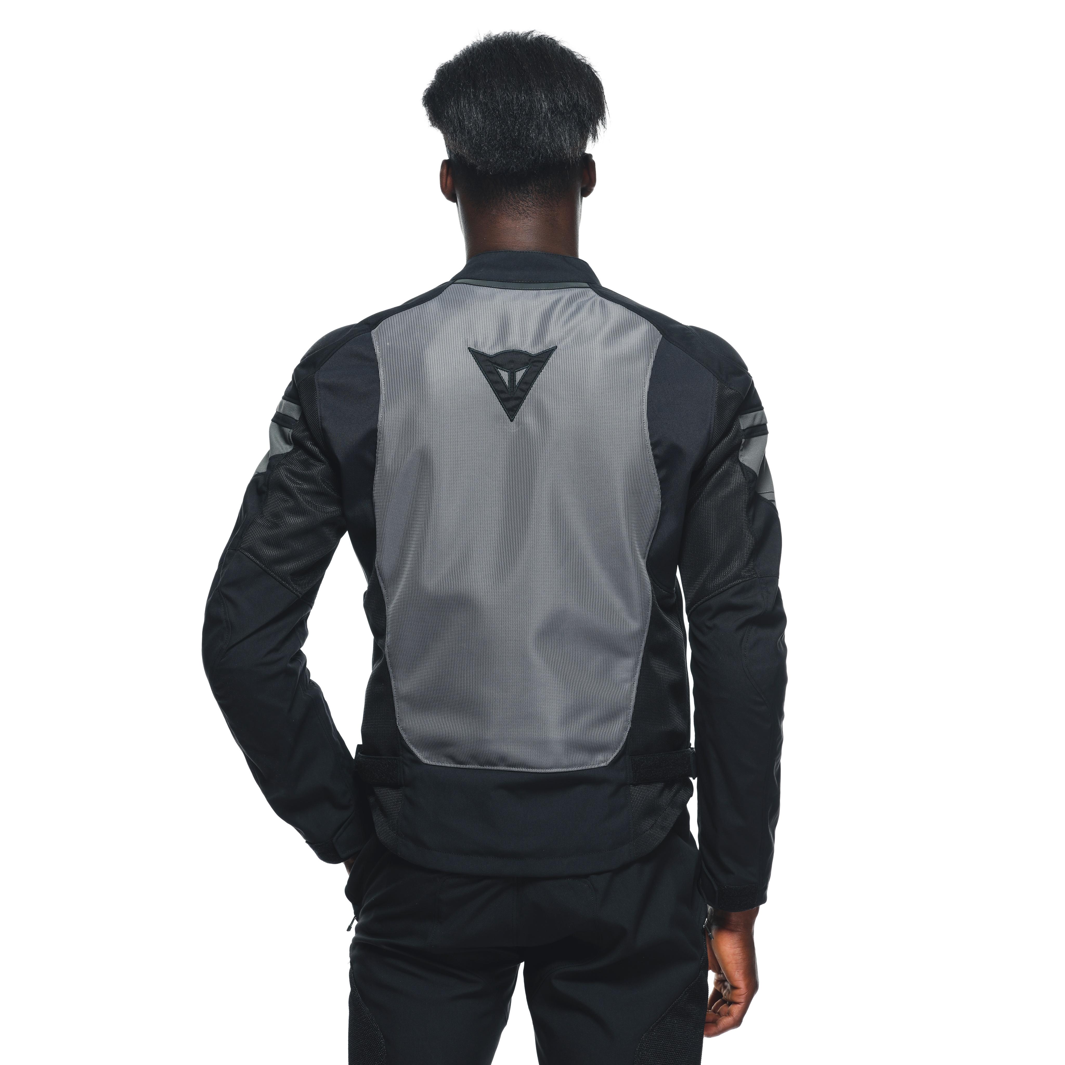 AIR FAST TEX - MEN'S SUMMER MOTORCYCLE JACKET IN FABRIC - BLACK/GRAY/GRAY - 7