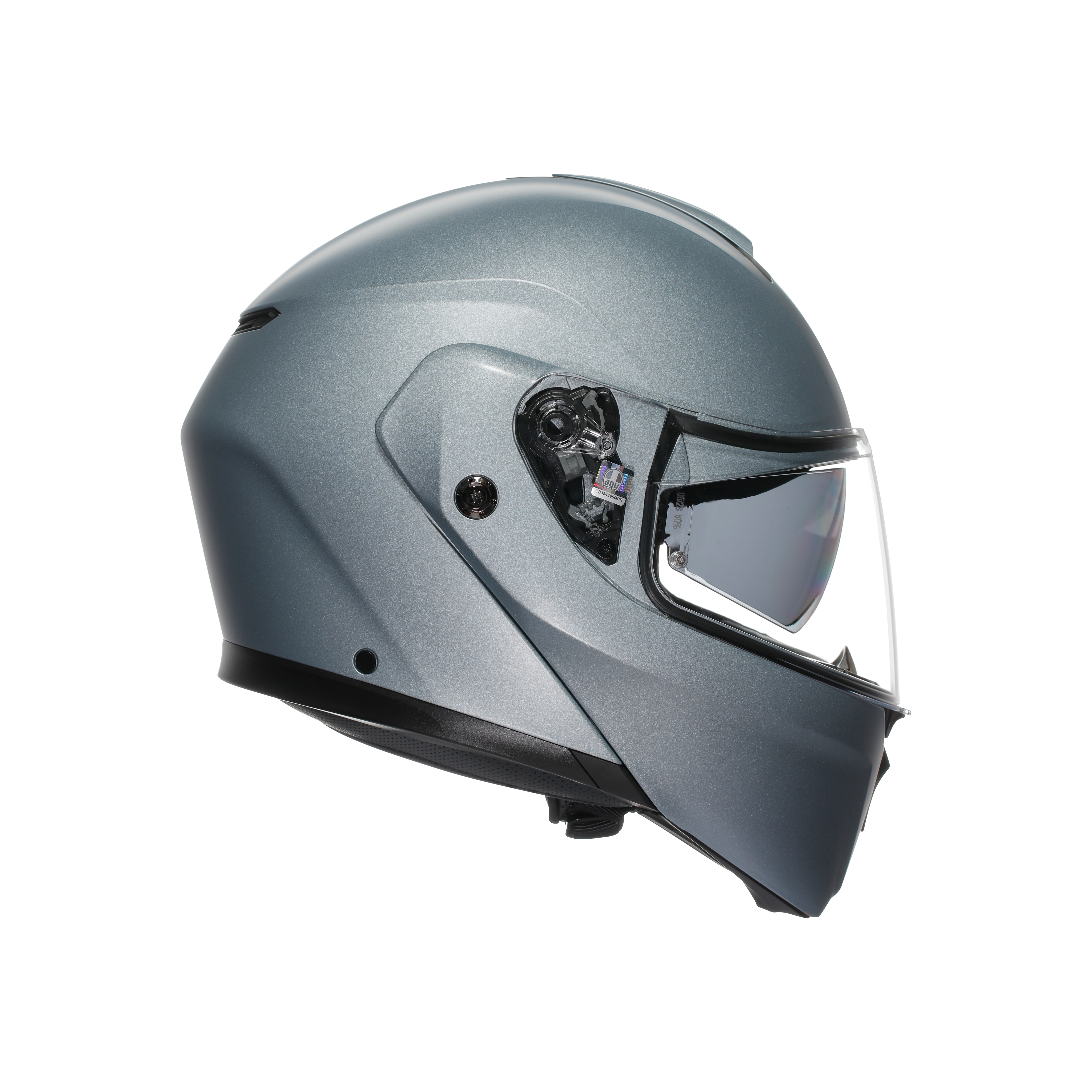 STREETMODULAR MONO MATT SILVER - MOTORBIKE FLIP UP HELMET DOT(E2206) -  - 1