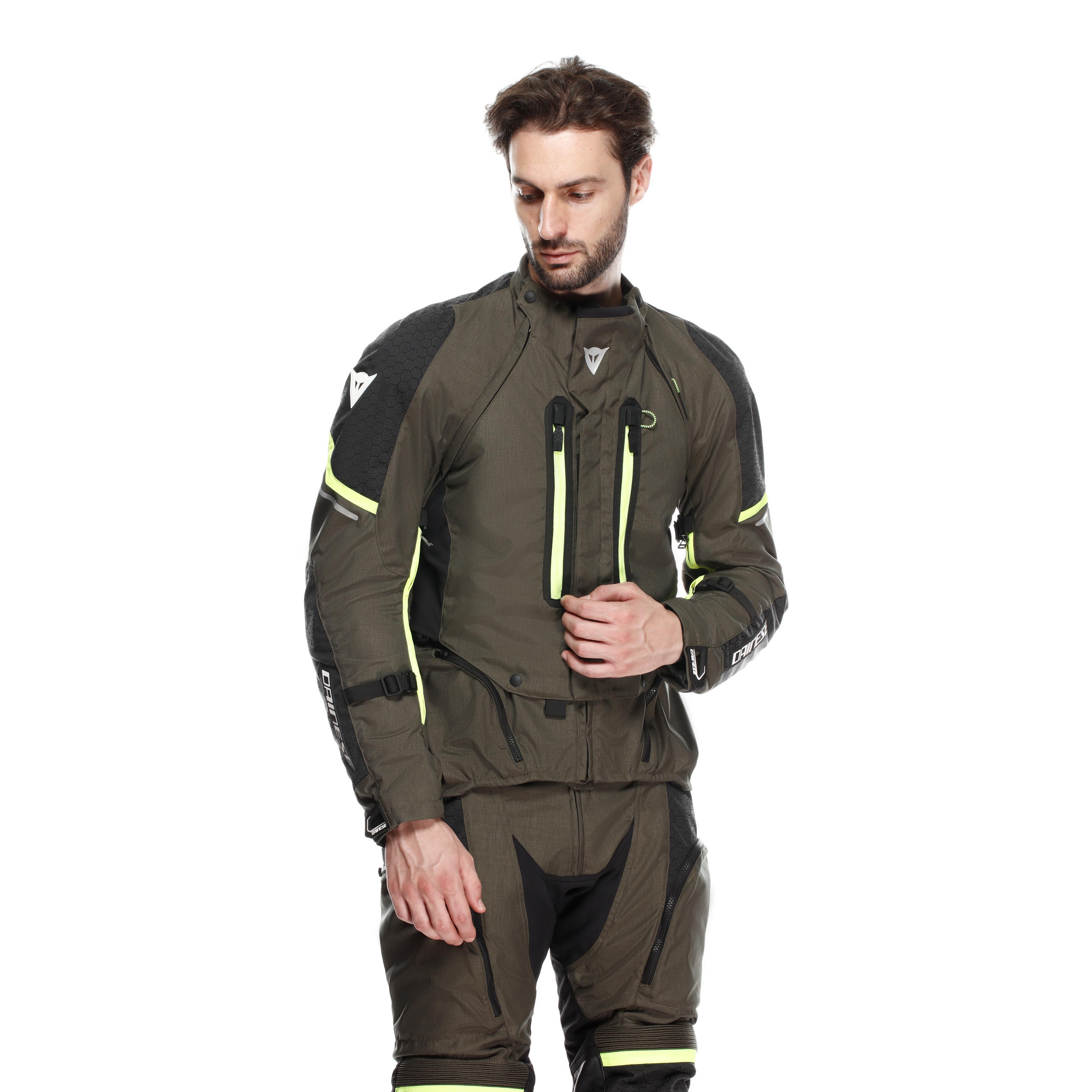SUPER ADVENTURE ABS&Oslash;LUTESHELL&trade; - MEN MOTORCYCLE OFF-ROAD JACKET - TARMAC/BLACK/FLUO YELLOW - 3