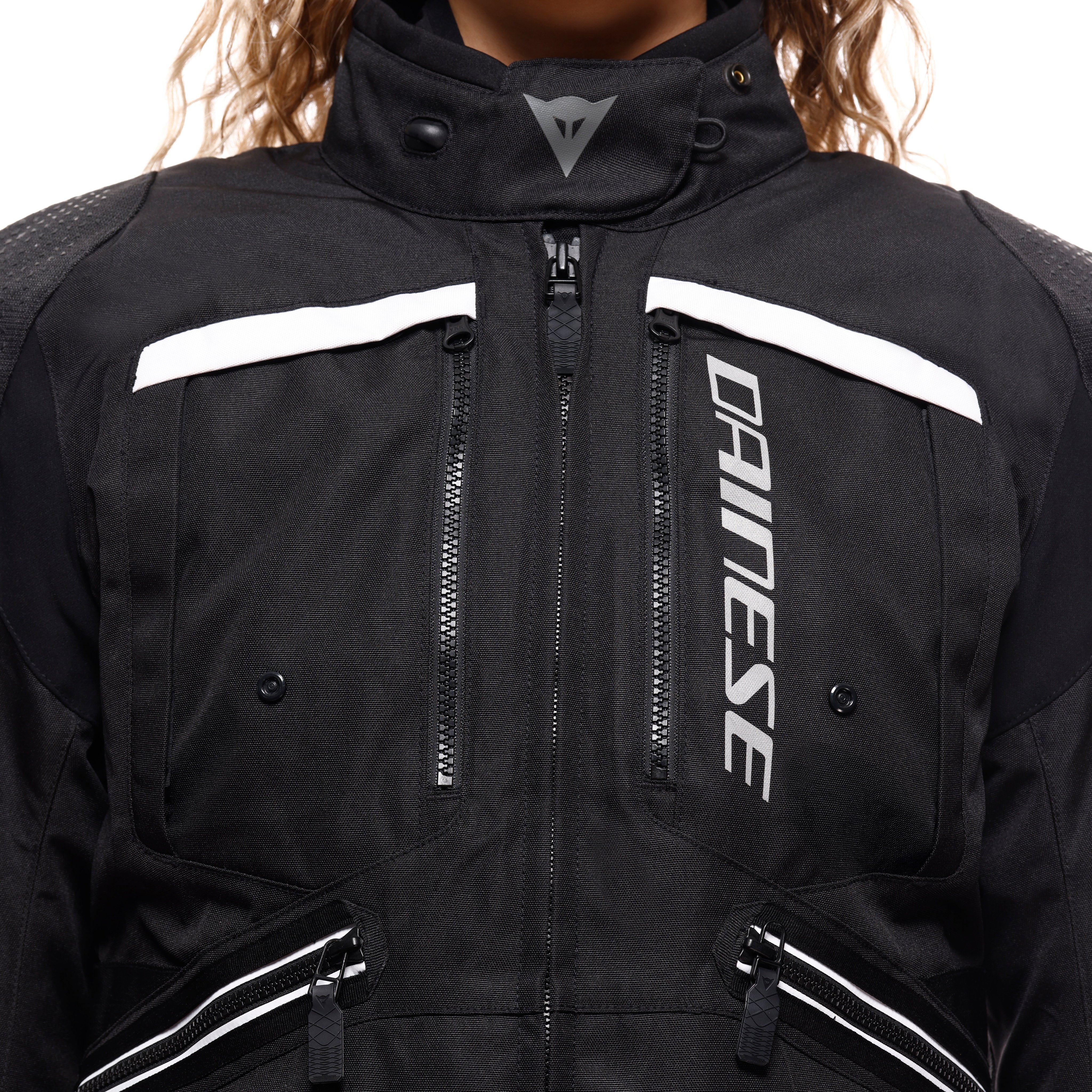 GULLFOSS&nbsp;D-DRY - WOMEN'S ALL SEASONS MOTORCYCLE JACKET - BLACK/BLACK - 5