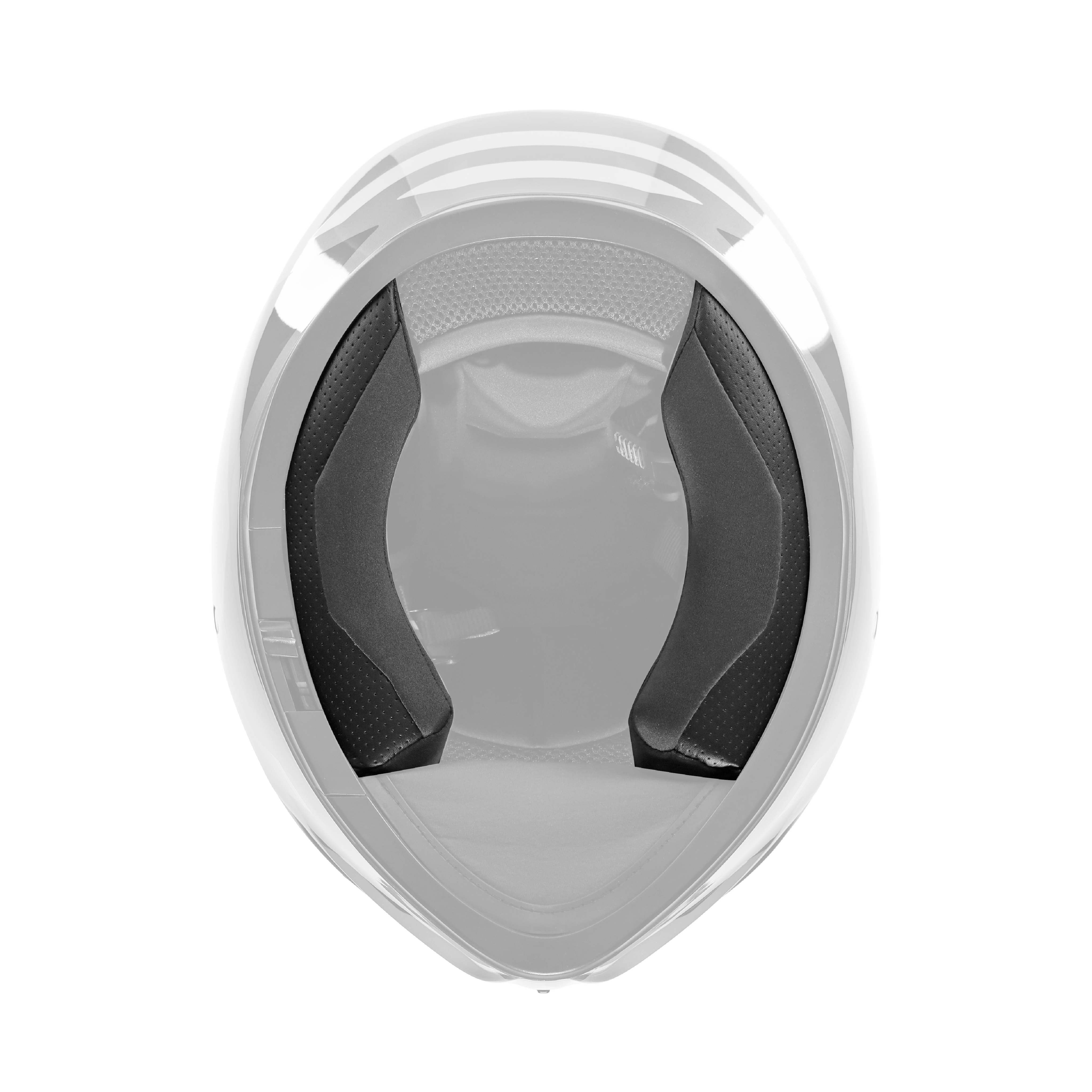 CHEEK PADS K3 40mm (EU XS-S-XL) - GREY/BLACK -  - 1