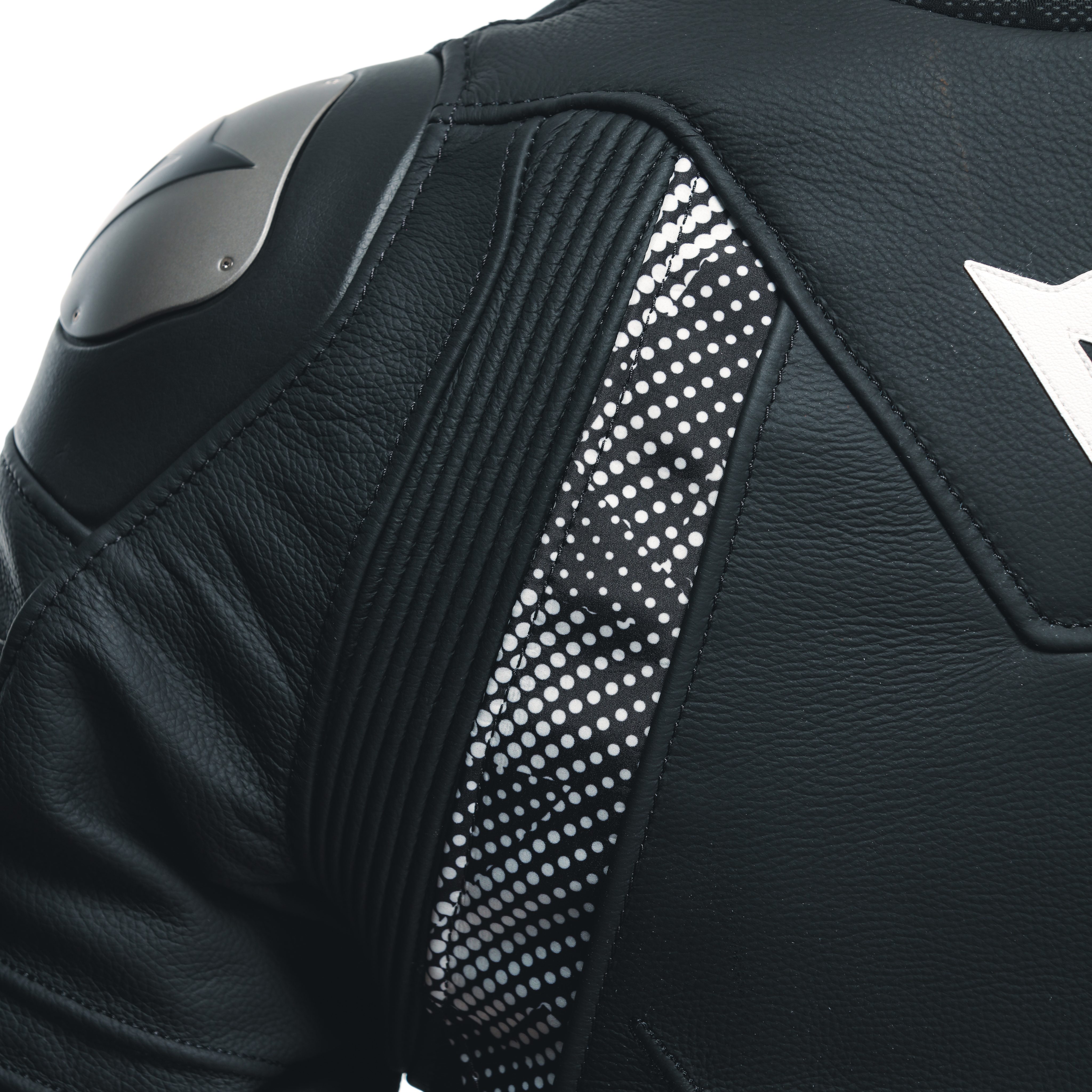 AVRO 5 - GIACCA MOTO IN PELLE DONNA - BLACK/BLACK/WHITE - 10