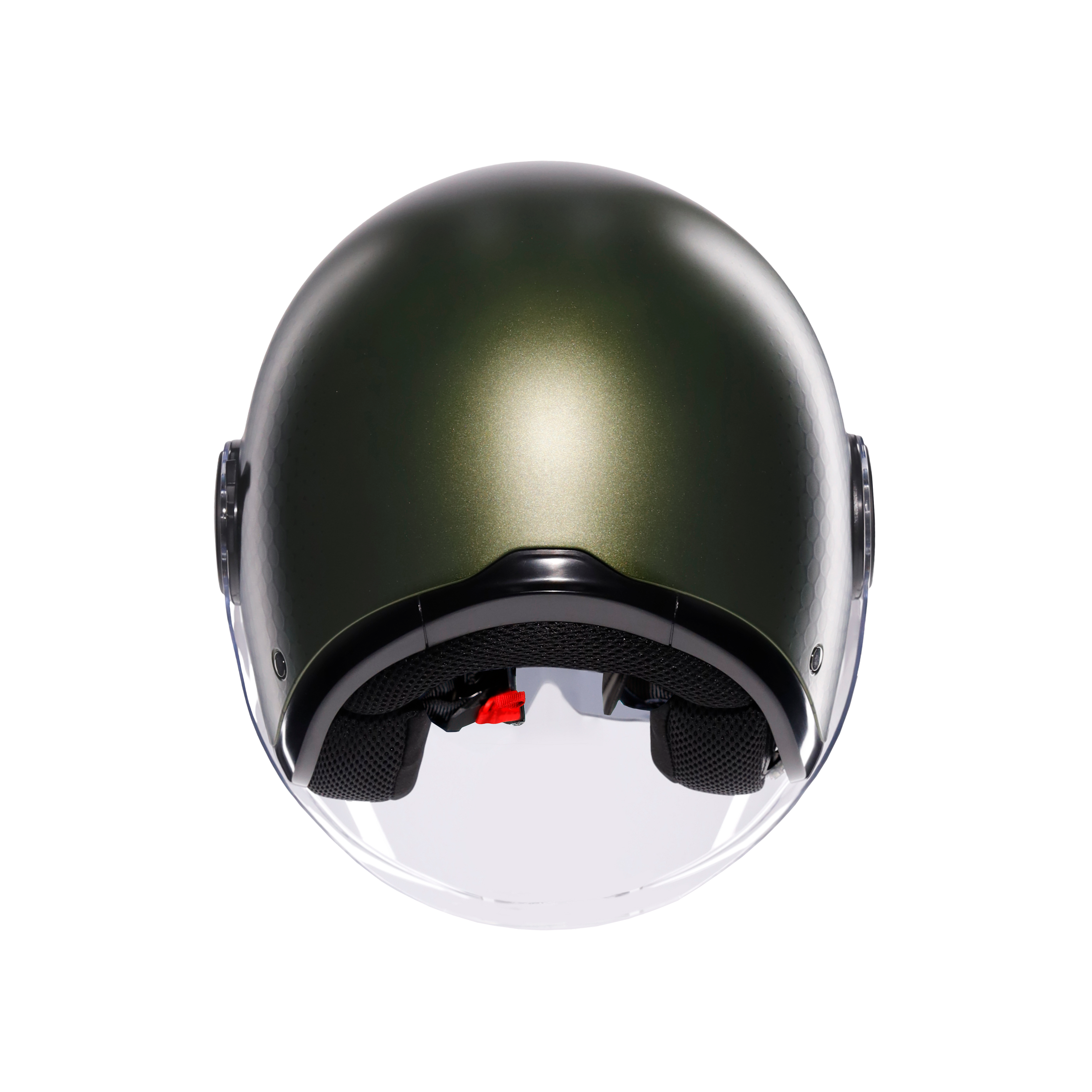 ETERES ANDORA MATT GREEN/BLACK - CASQUE MOTO JET E2206 -  - 3