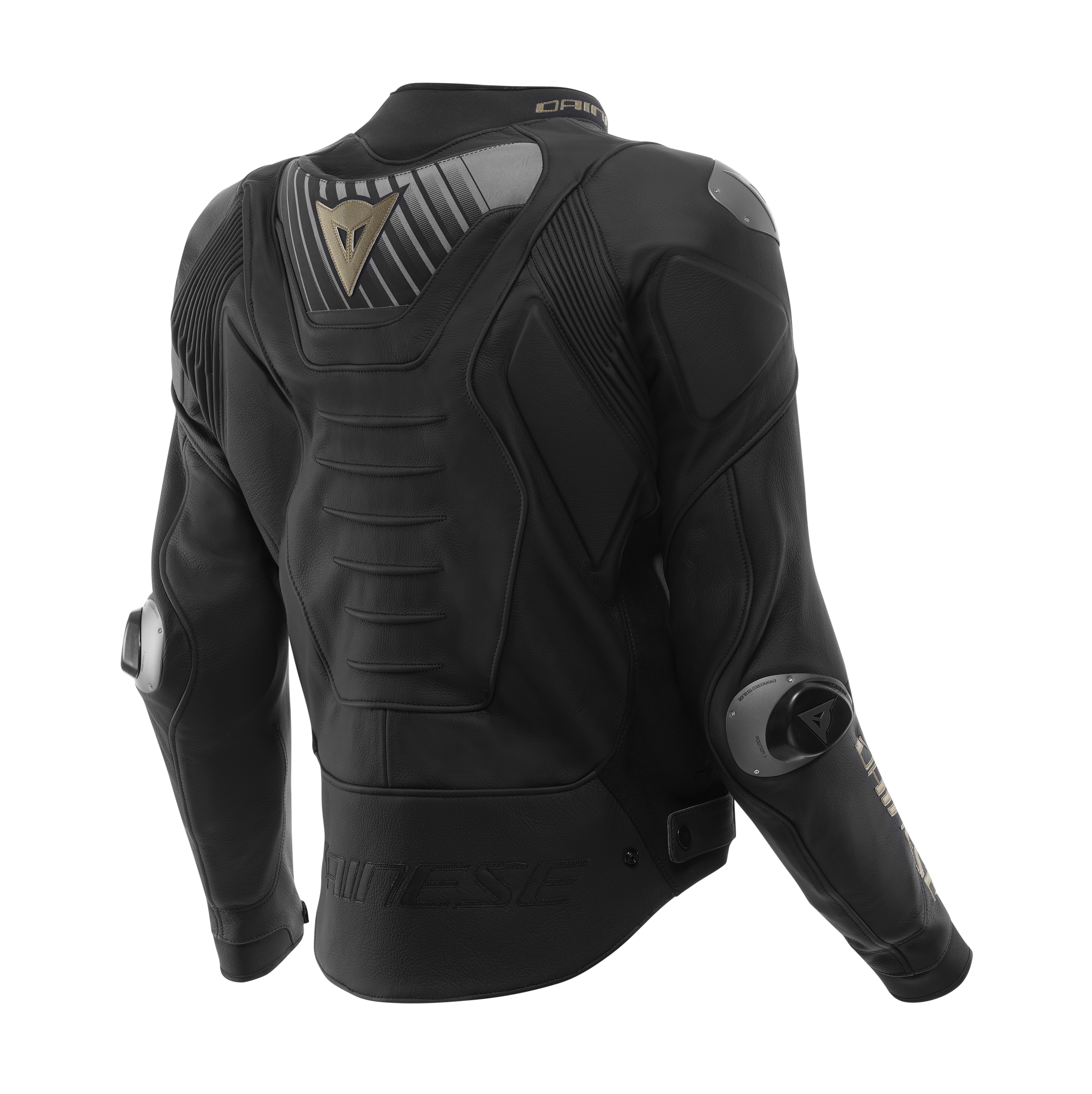 SUPER SPEED 5 LEATHER JACKET - BLACK/BLACK/GOLD - 2