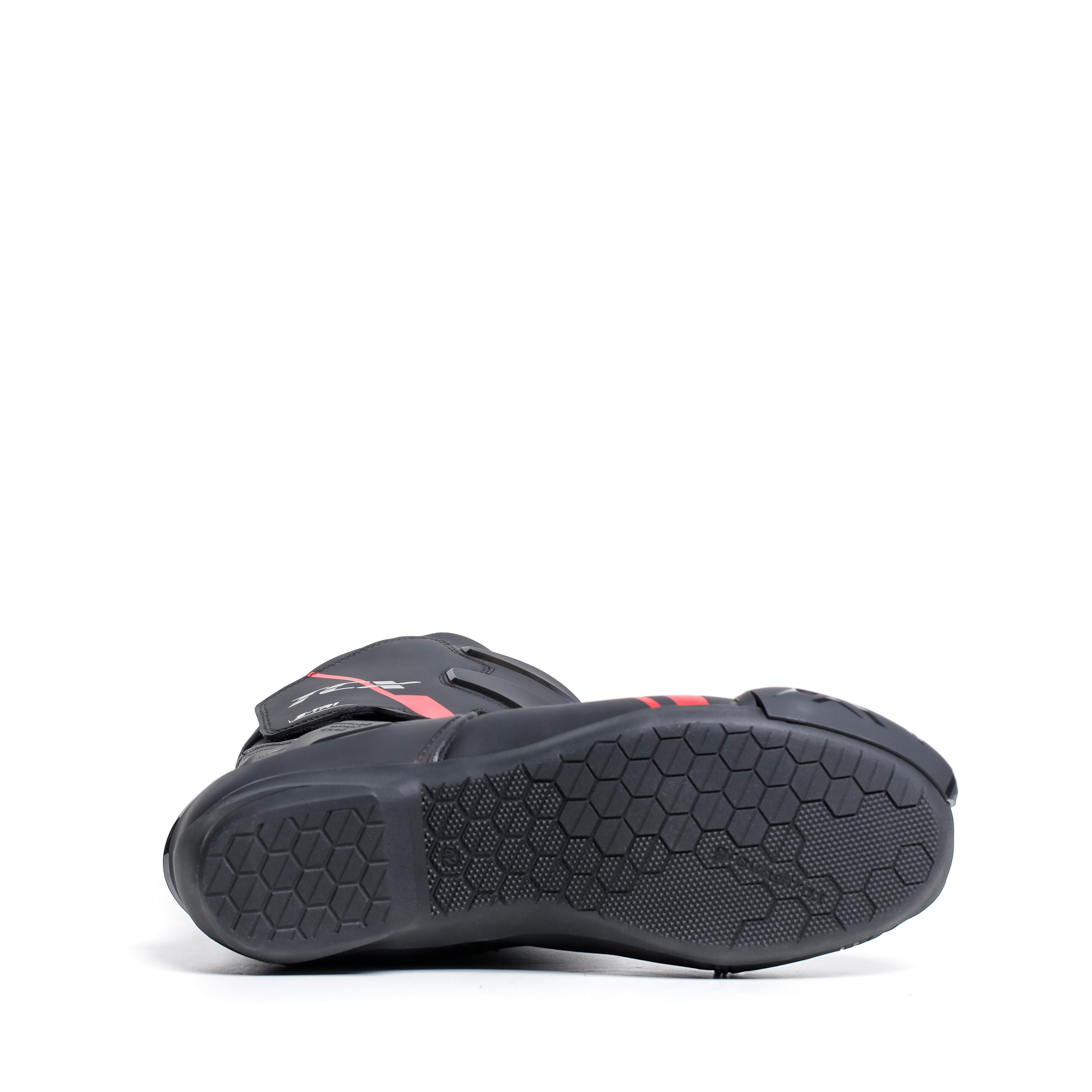 S-TR1 MEN'S MOTORCYCLE BOOTS - BLACK/RED/WHITE -  - 17