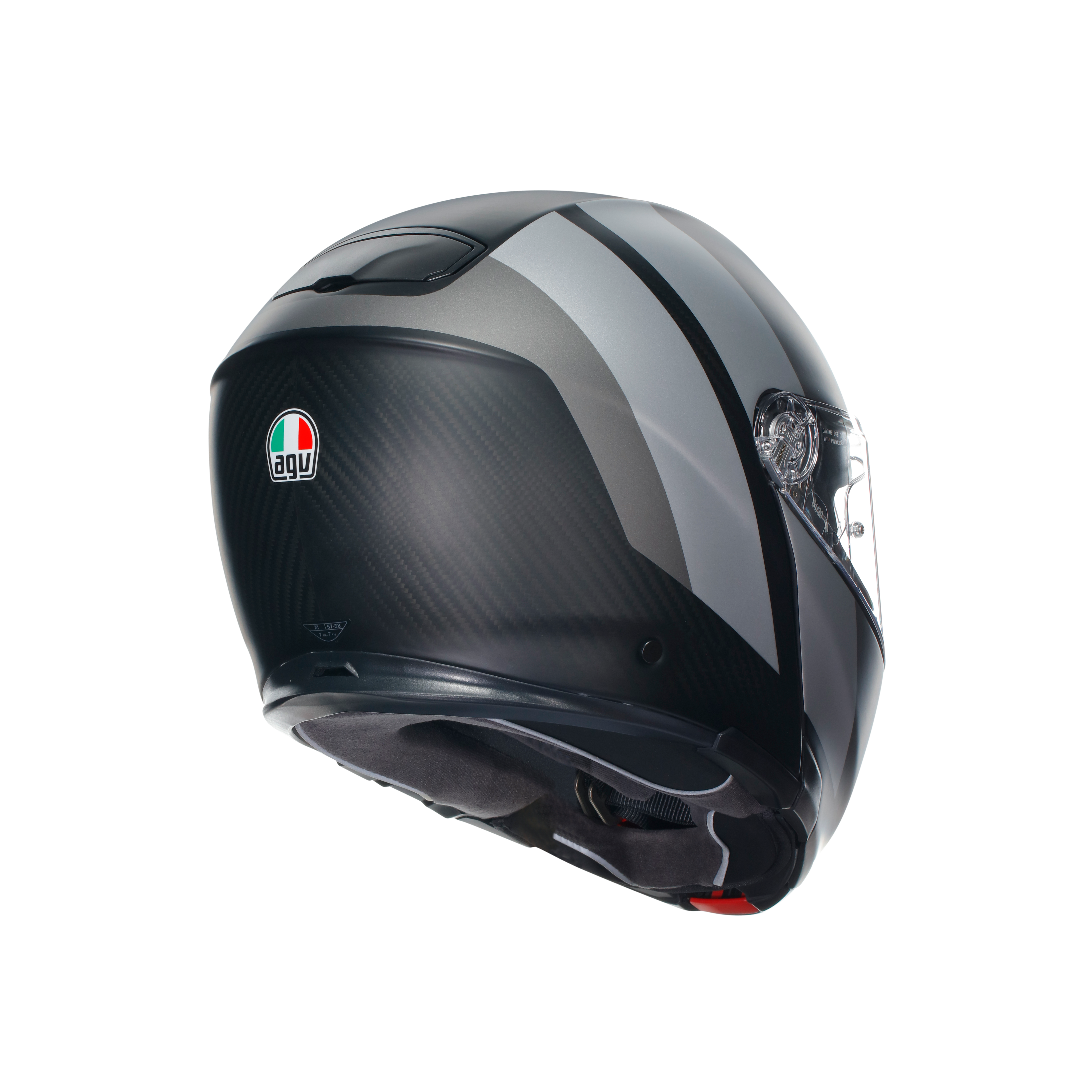 SPORTMODULAR OVERLAY MATT DOUBLE GREY - CASQUE MOTO MODULAIRE E2205 -  - 4