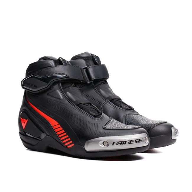 Dainese Men's Black/Red Fluo - Superya - Shoes - 41