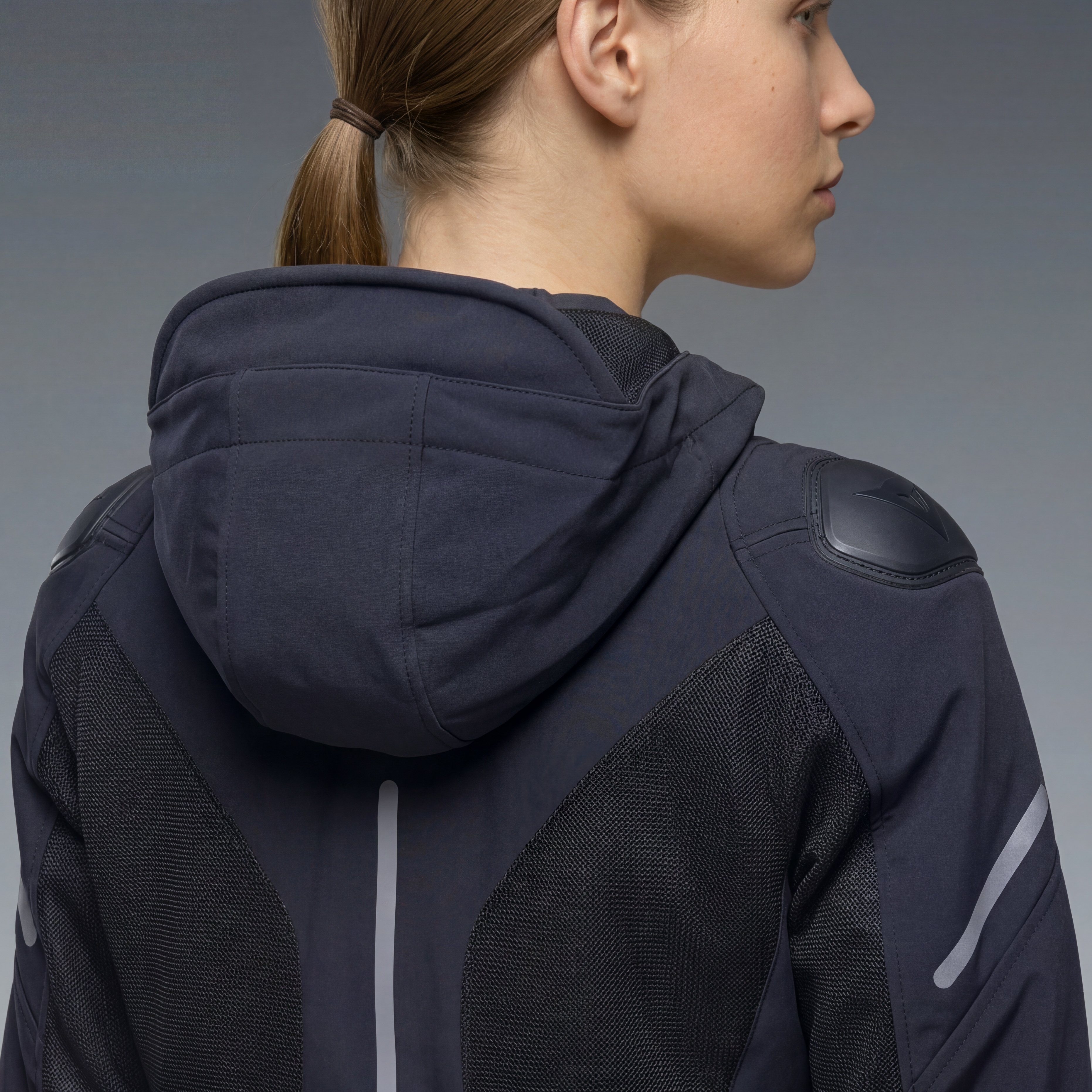 SUPER SPRINT AIR TEX - WOMEN'S SUMMER MESH MOTORCYCLE JACKET - BLACK/WHITE - 6