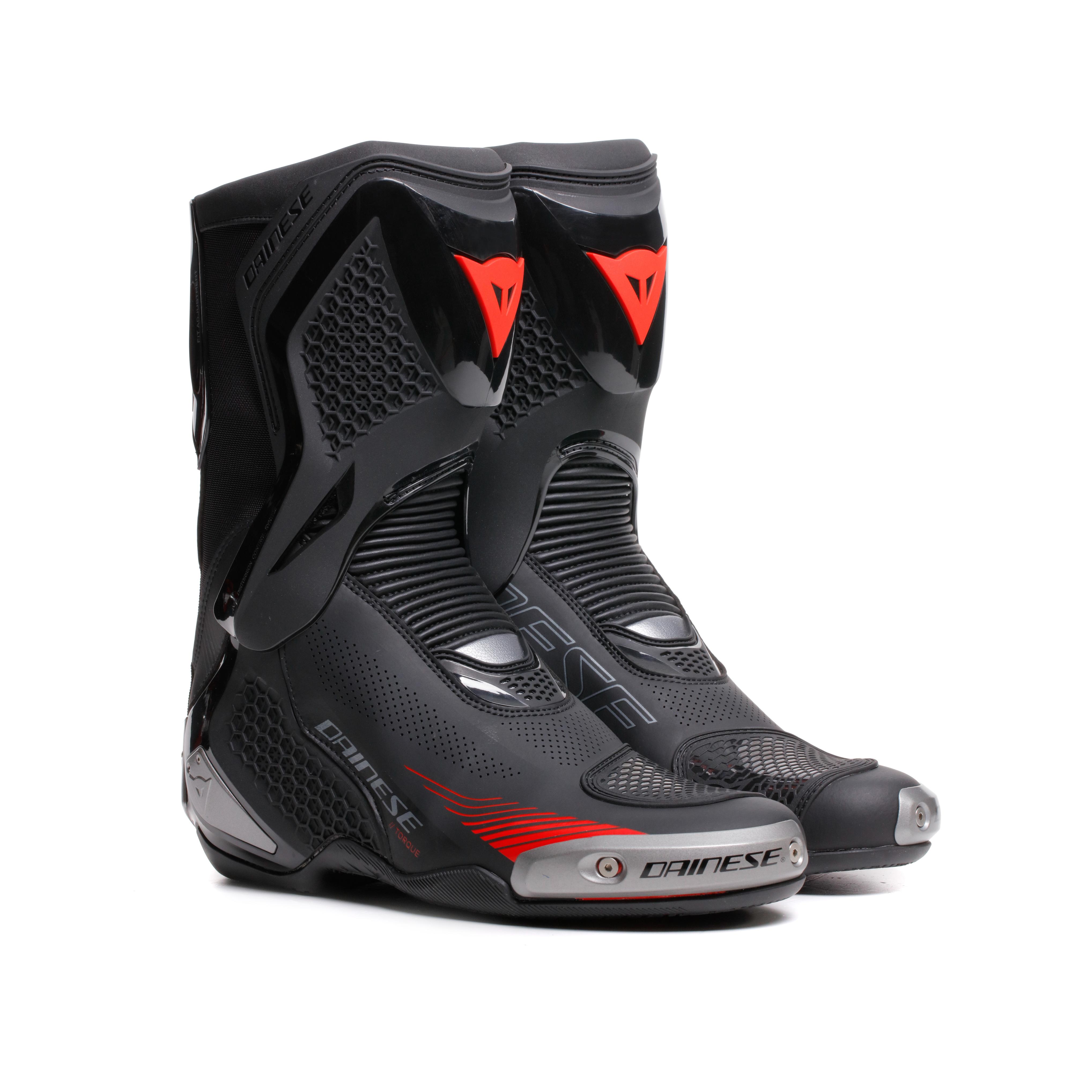 TORQUE 4 AIR - MEN SUMMER RACING AND ROAD BOOTS | BLACK/RED-LAVA