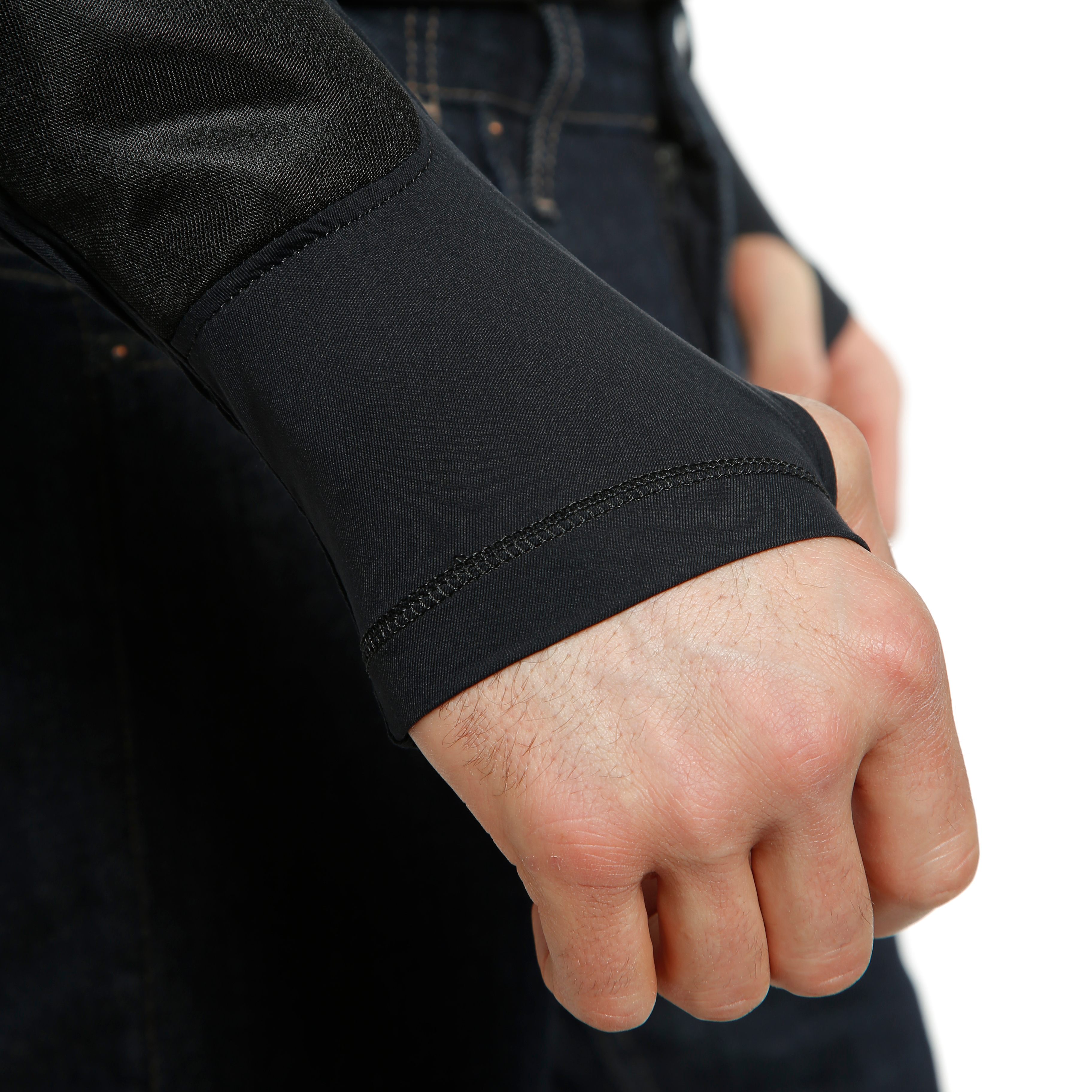 PRO-ARMOR SAFETY JACKET 2.0 - MEN'S MOTORCYCLE PROTECTIVE JACKET - BLACK/BLACK - 5
