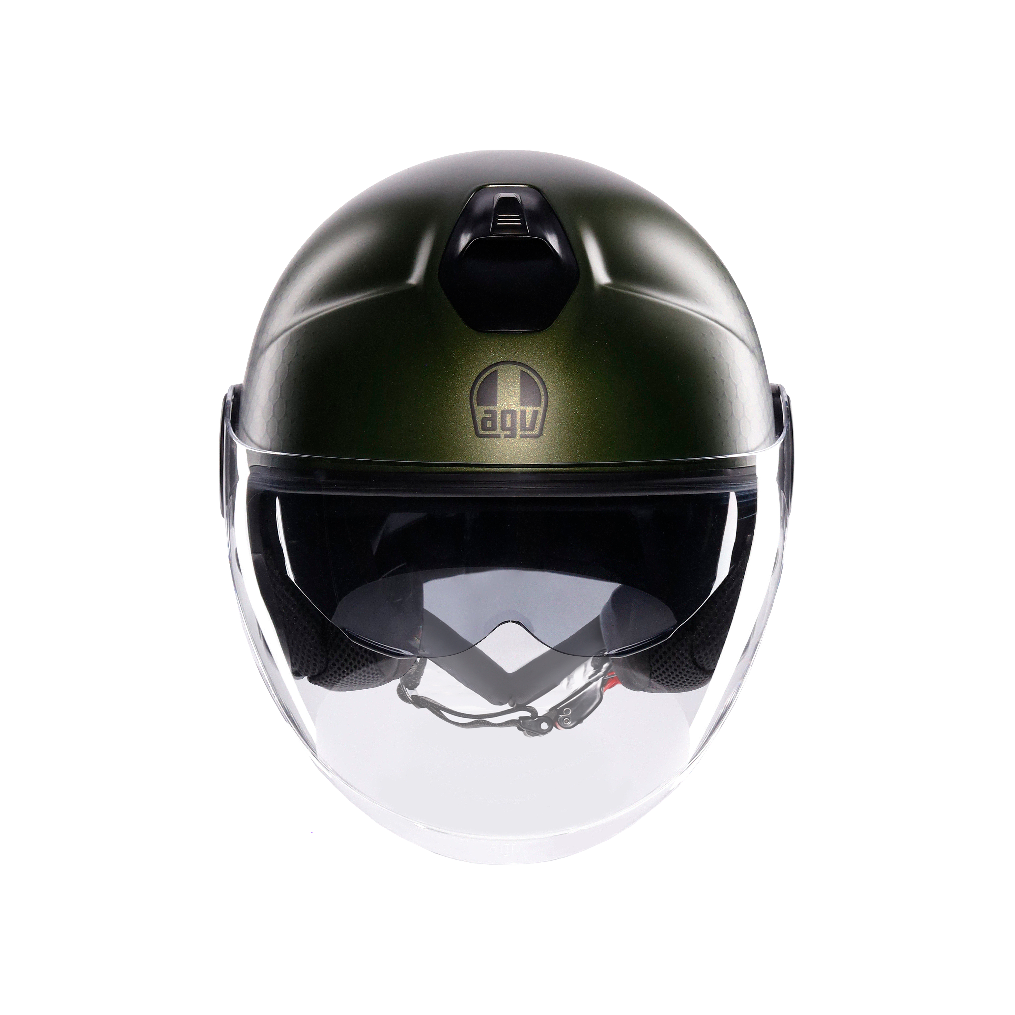 ETERES ANDORA MATT GREEN/BLACK - CASQUE MOTO JET E2206 -  - 7