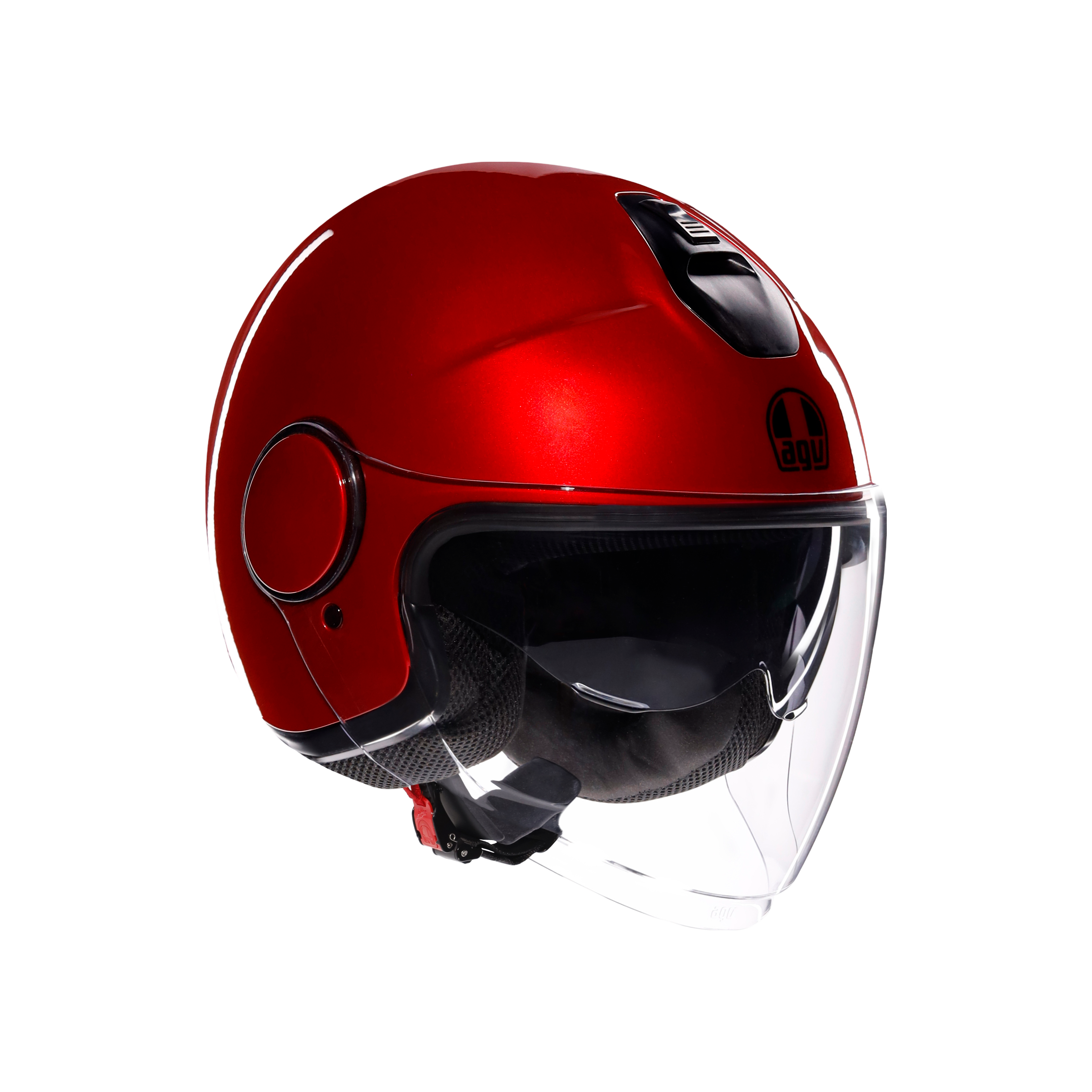 ETERES MONO CORSA RED - CASQUE MOTO JET E2206 -  - 1