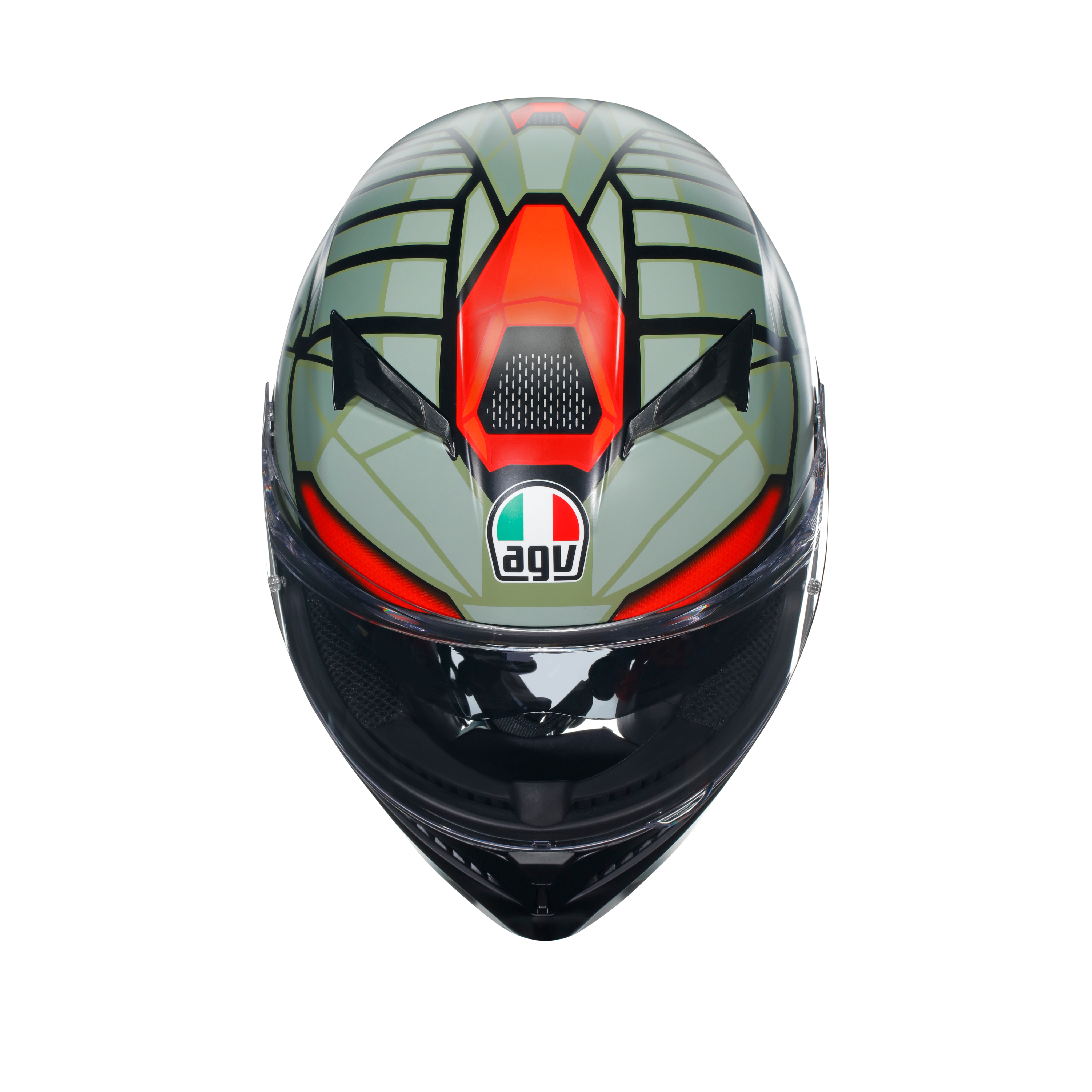 K3 DOT(E2206) - DECEPT MATT BLACK/GREEN/RED -  - 5